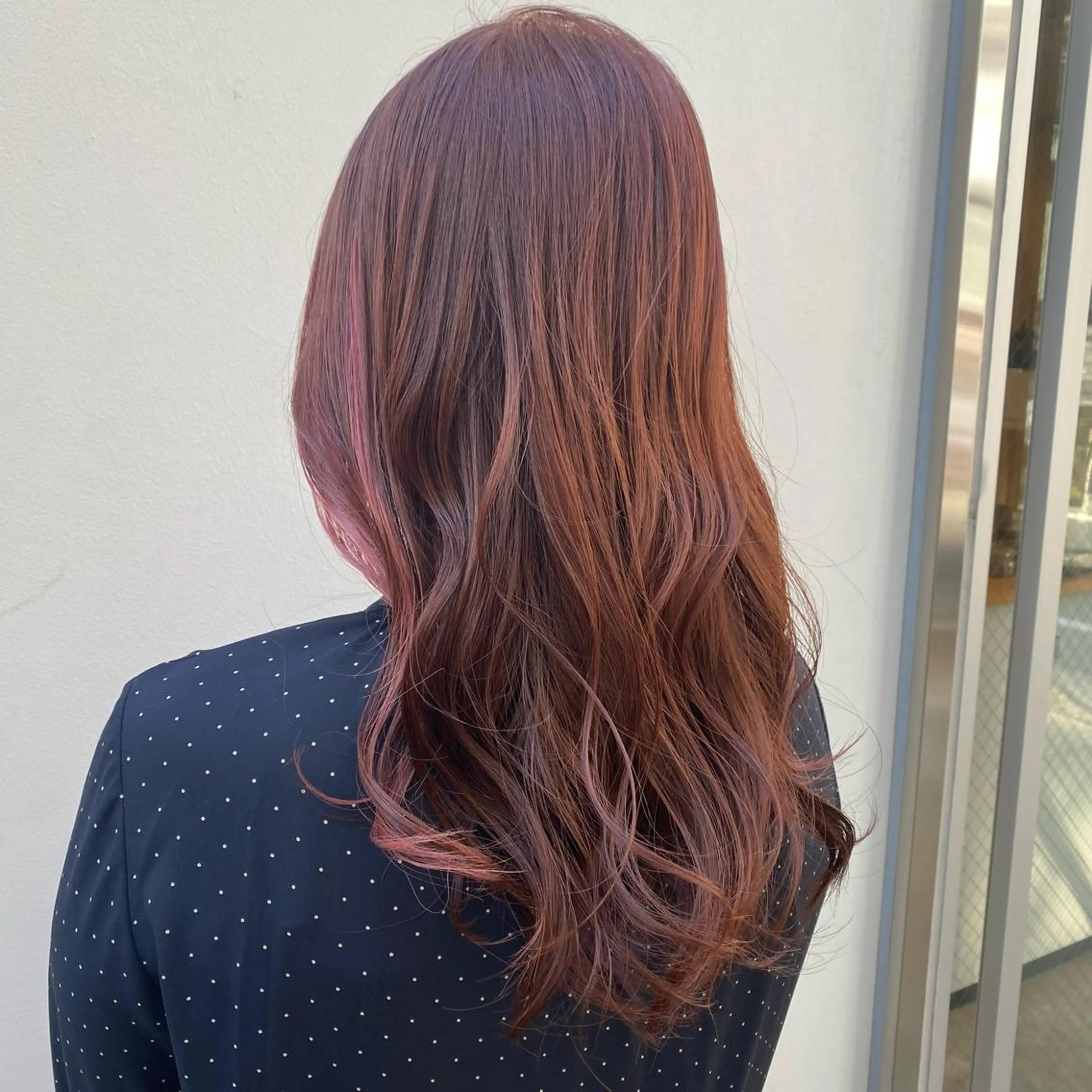 セミロング カラー 🪭risa 暖色/レイヤー🪭のヘアスタイル