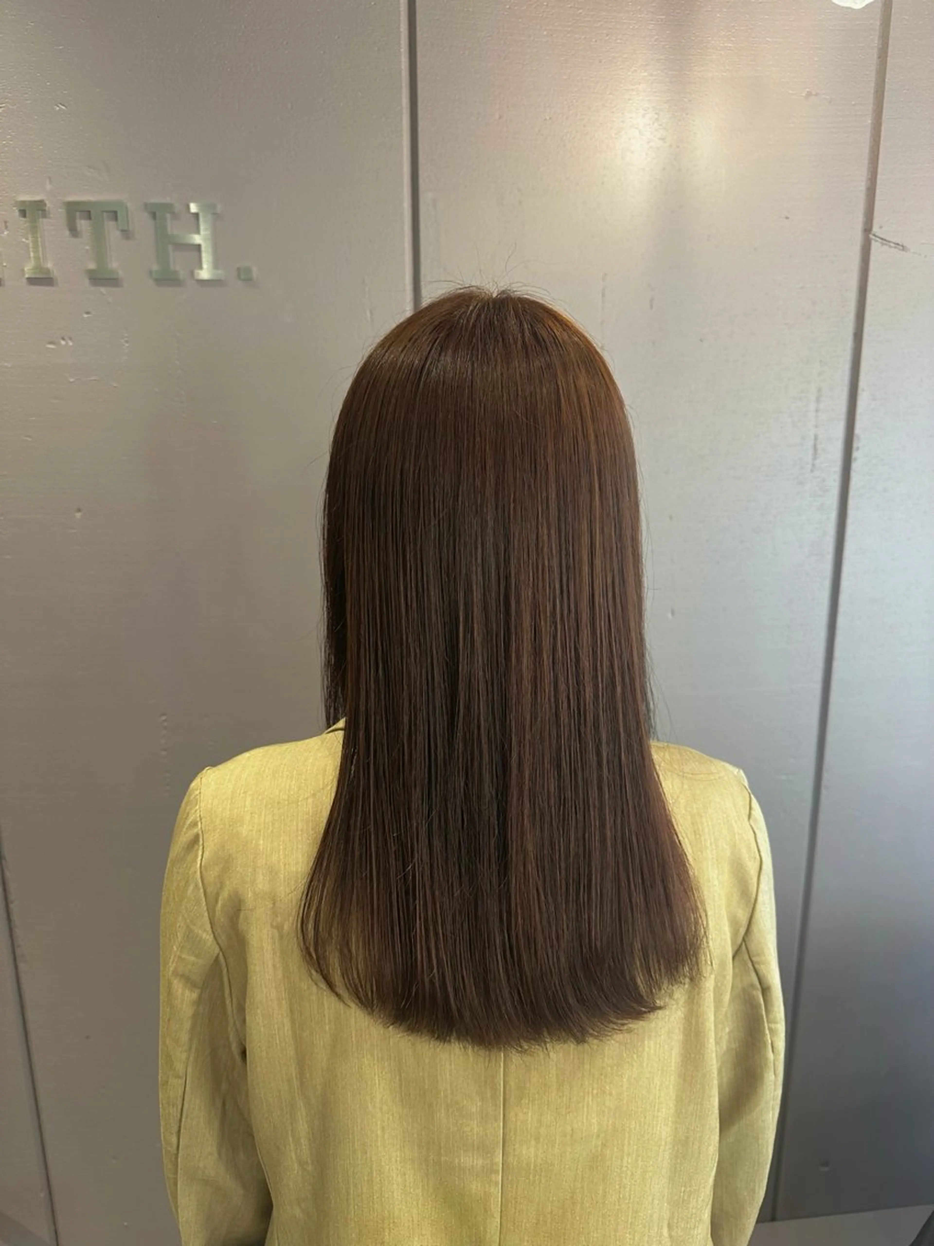 ロング カラー ブラウンカラー ヘアカラー トリートメント ボブ/艶カラー /misako🧺のヘアスタイル