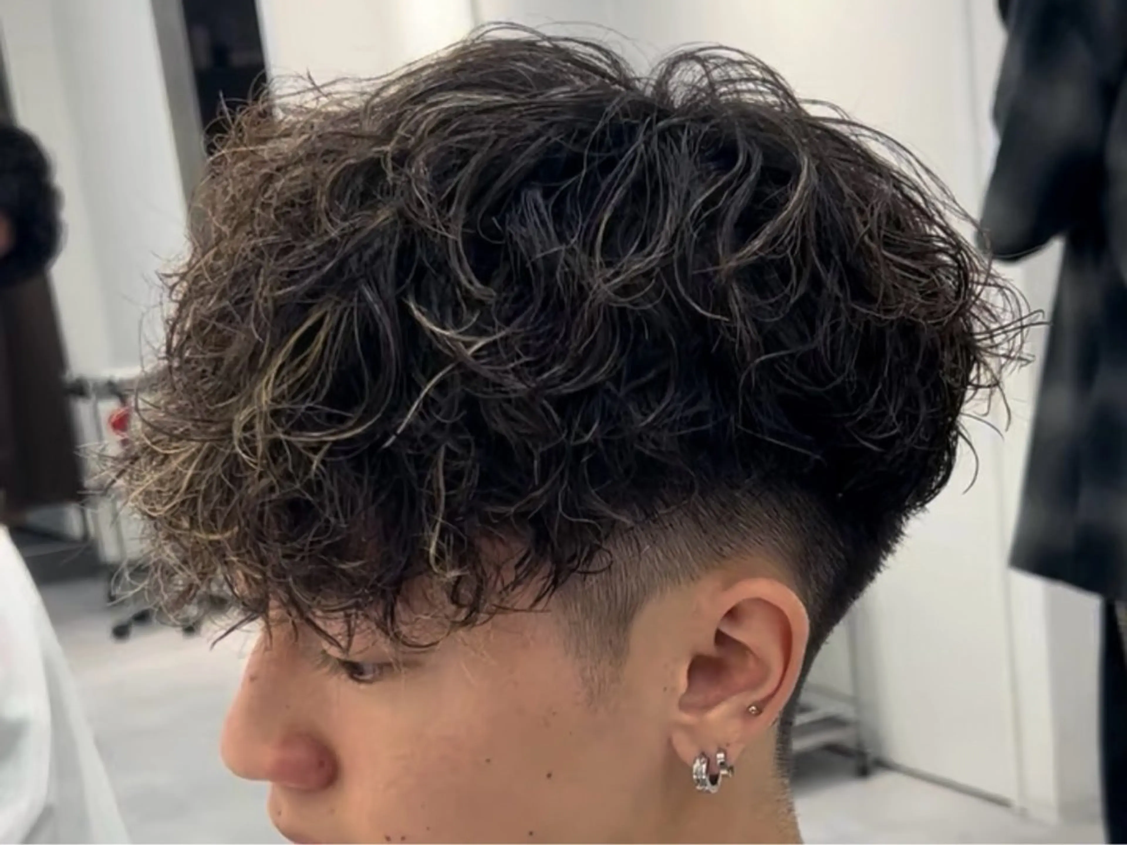 パーマ メンズ スペインカール メンズ専門/パーマ 特化/栄/北出瑞貴のヘアスタイル