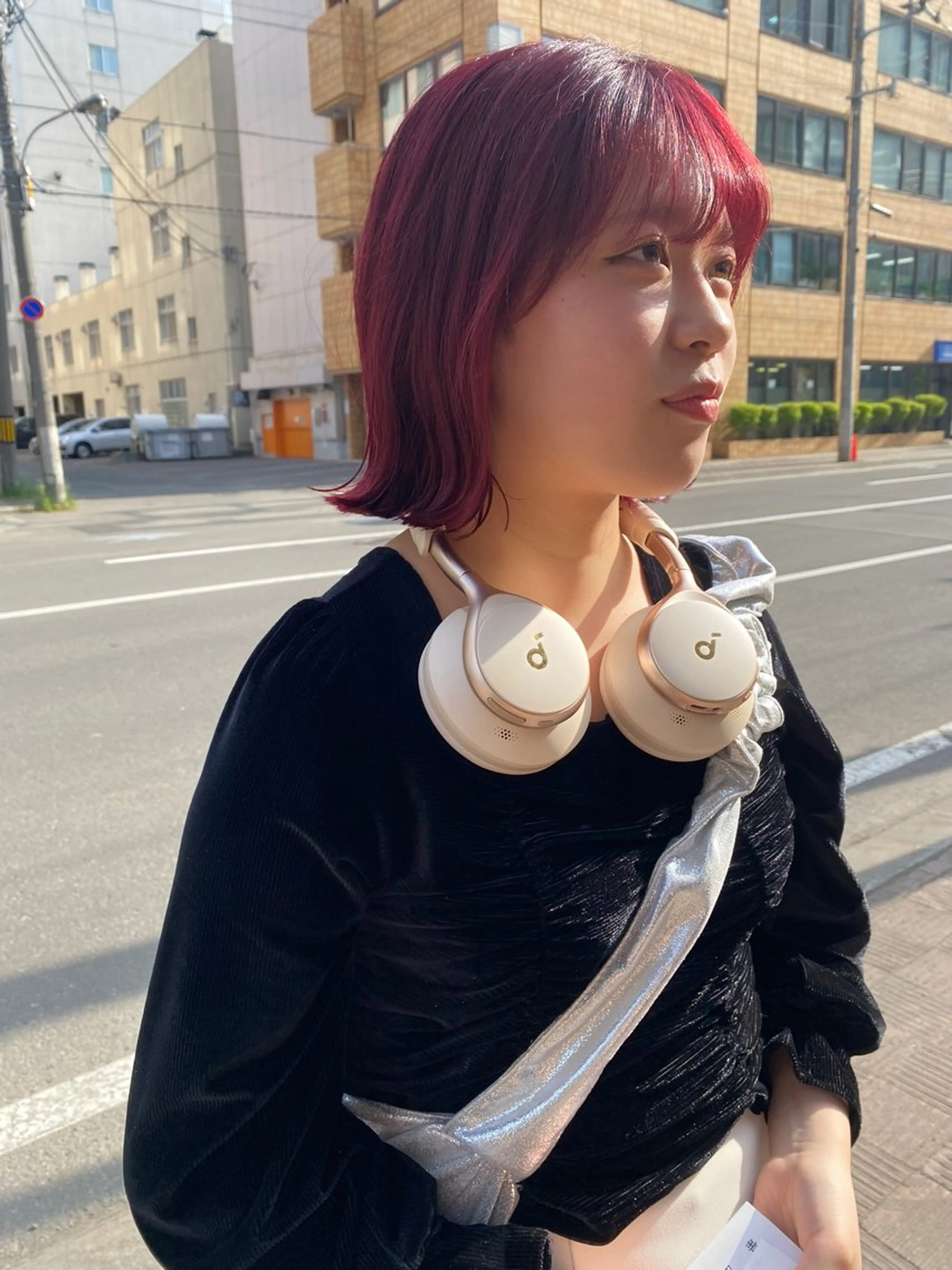 ショート カラー レッドカラー カット ヘアカラー トリートメント 東田 恋のヘアスタイル