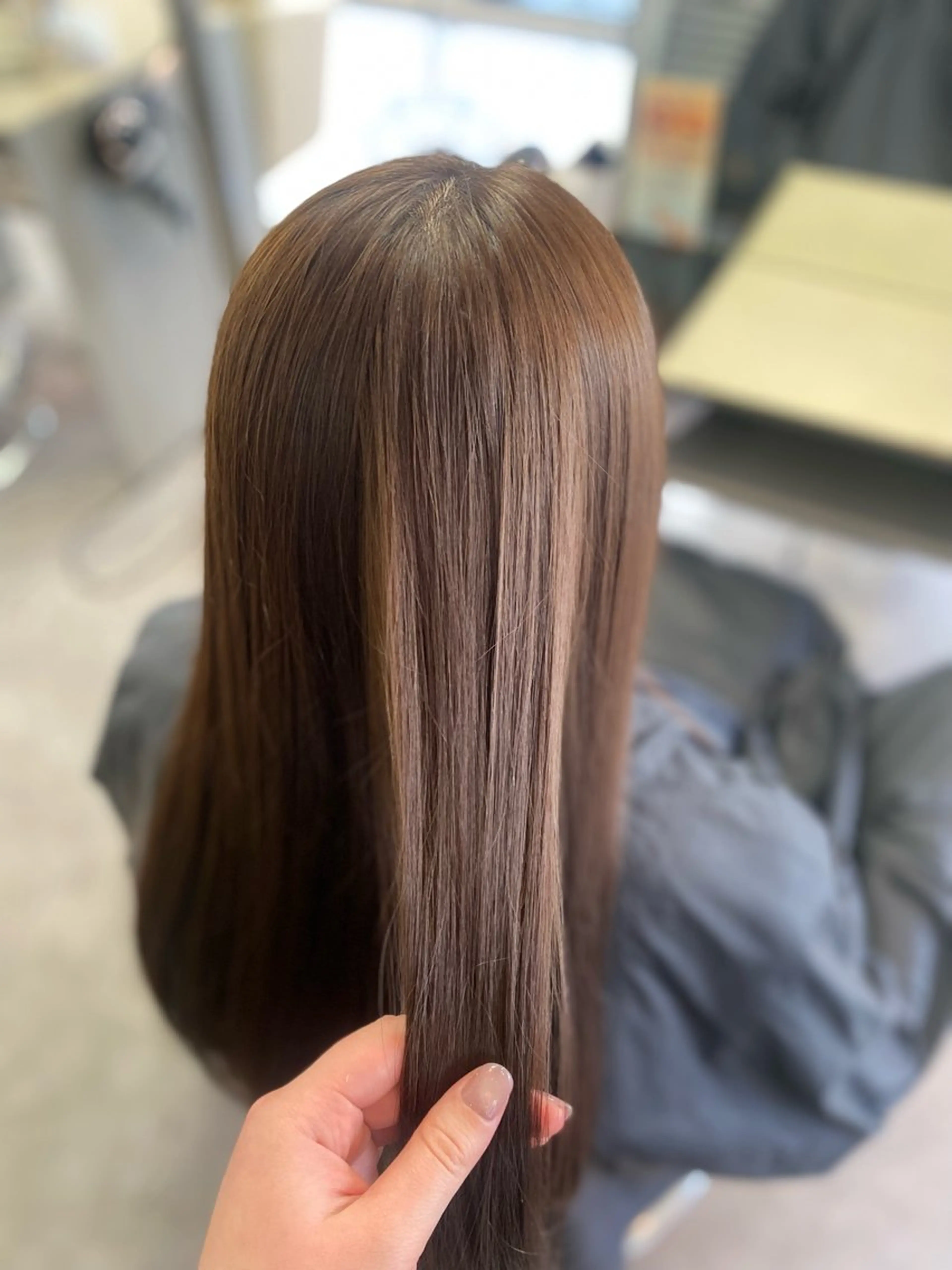 ロング カラー ベージュカラー ヘアカラー トリートメント 【SiLO】 nanamiのヘアスタイル
