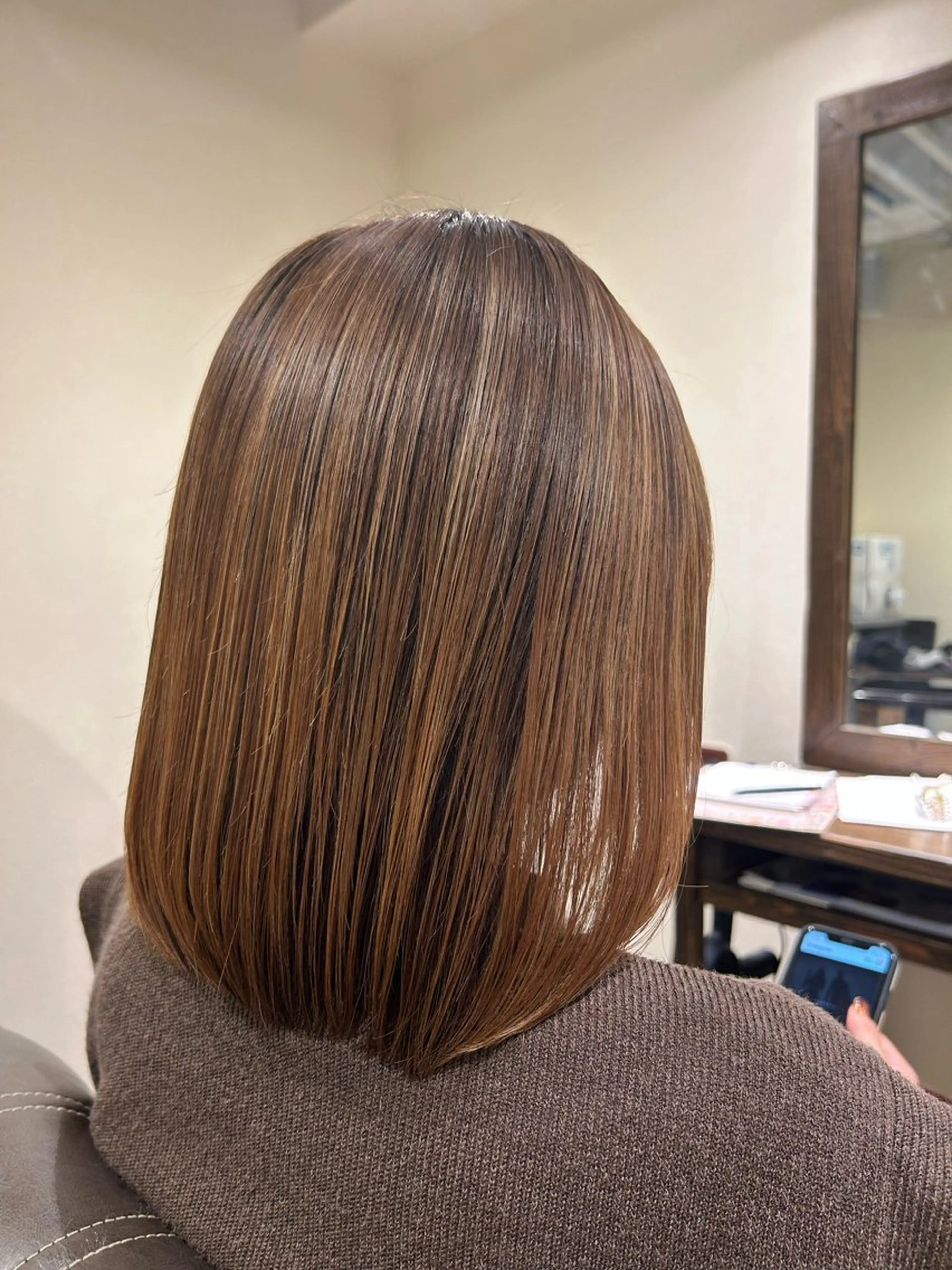 ミディアム ボブ 鈴木 香奈のヘアスタイル