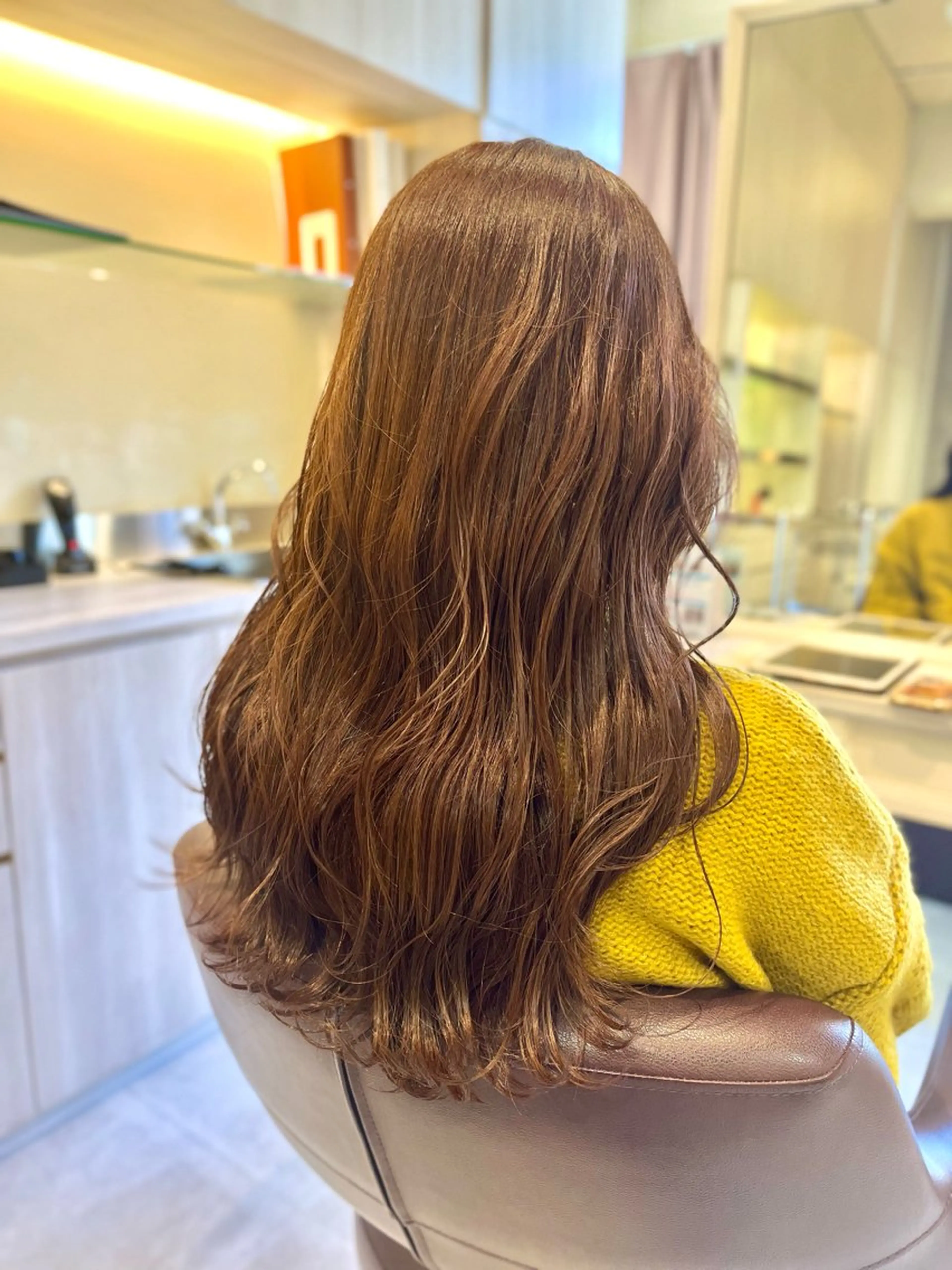 ロング カラー 髪質改善/縮毛矯正 seiyaのヘアスタイル