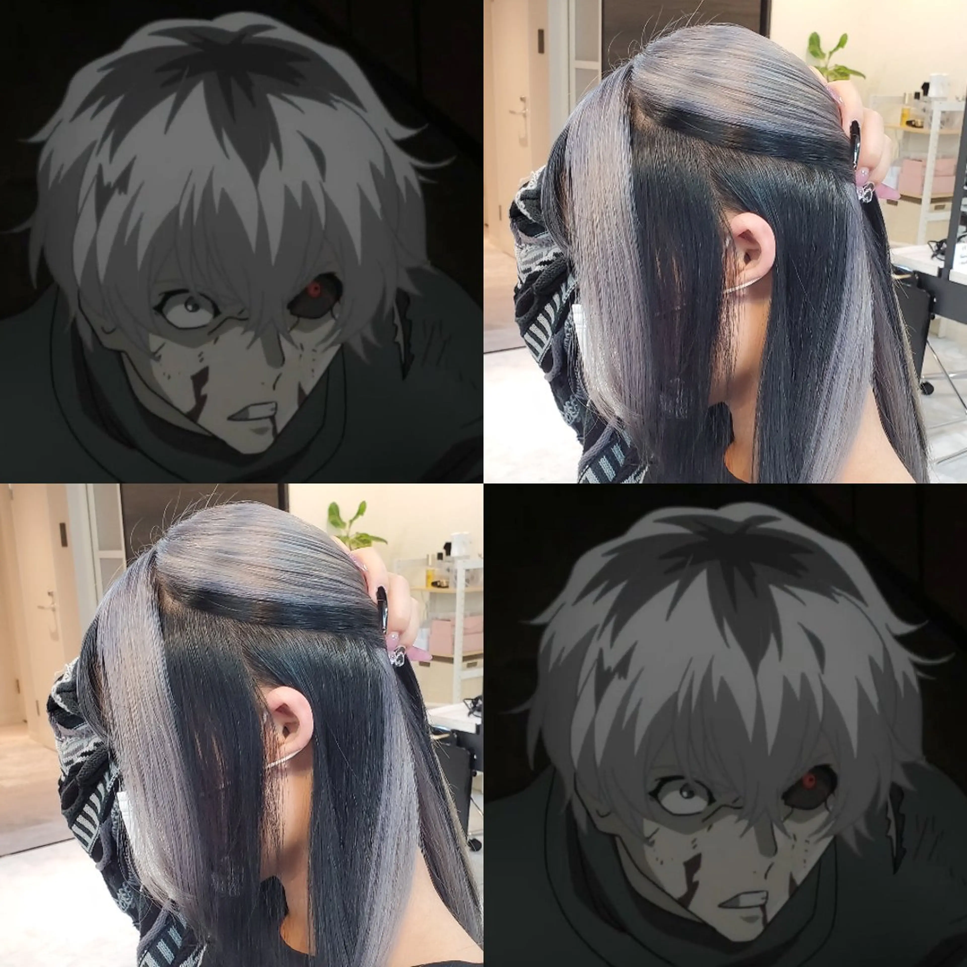 ロング カラー ヘアカラー トリートメント 派手髪/ハイトーン/ エクステ✨ユウキのヘアスタイル