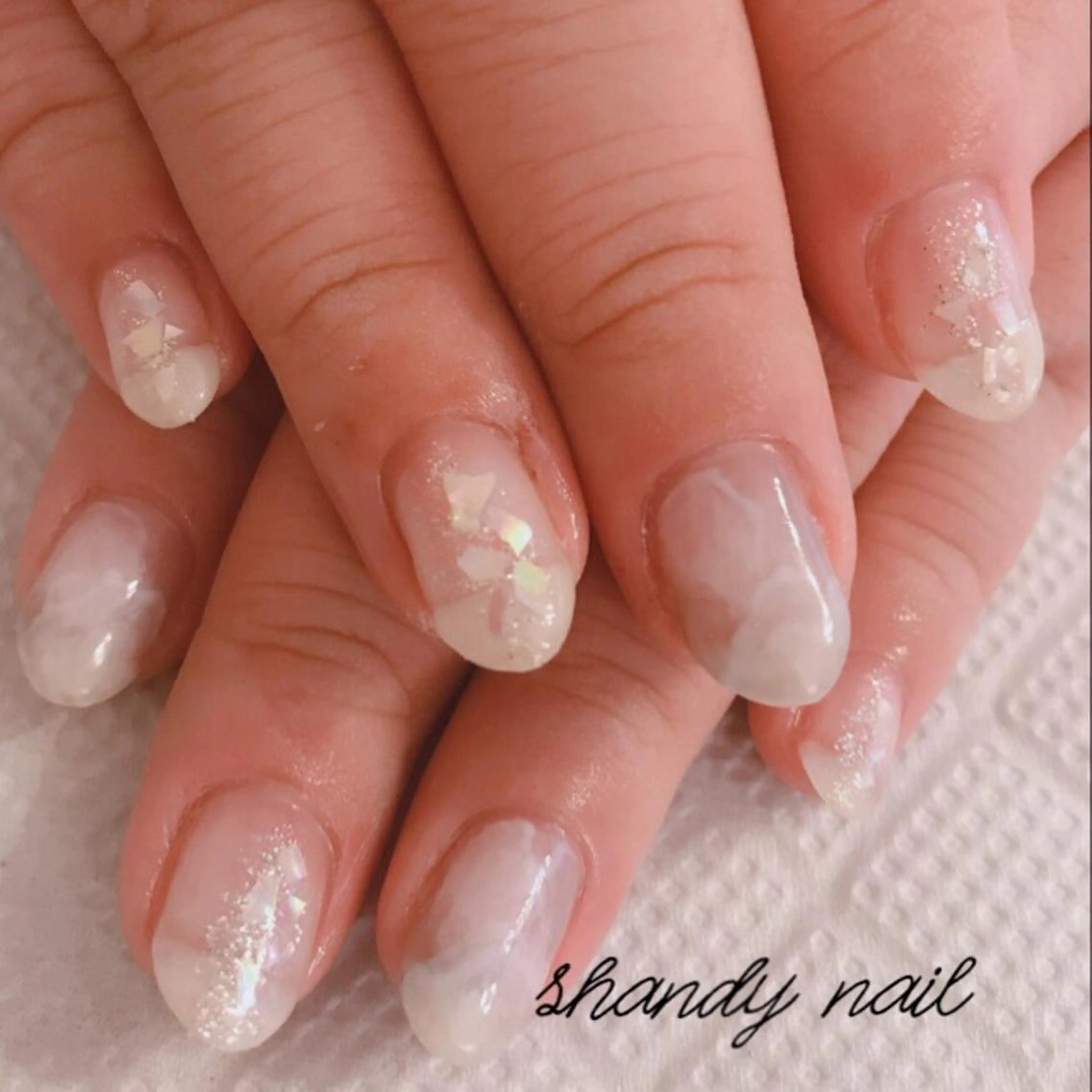 セミロング shandy nailのネイルデザイン