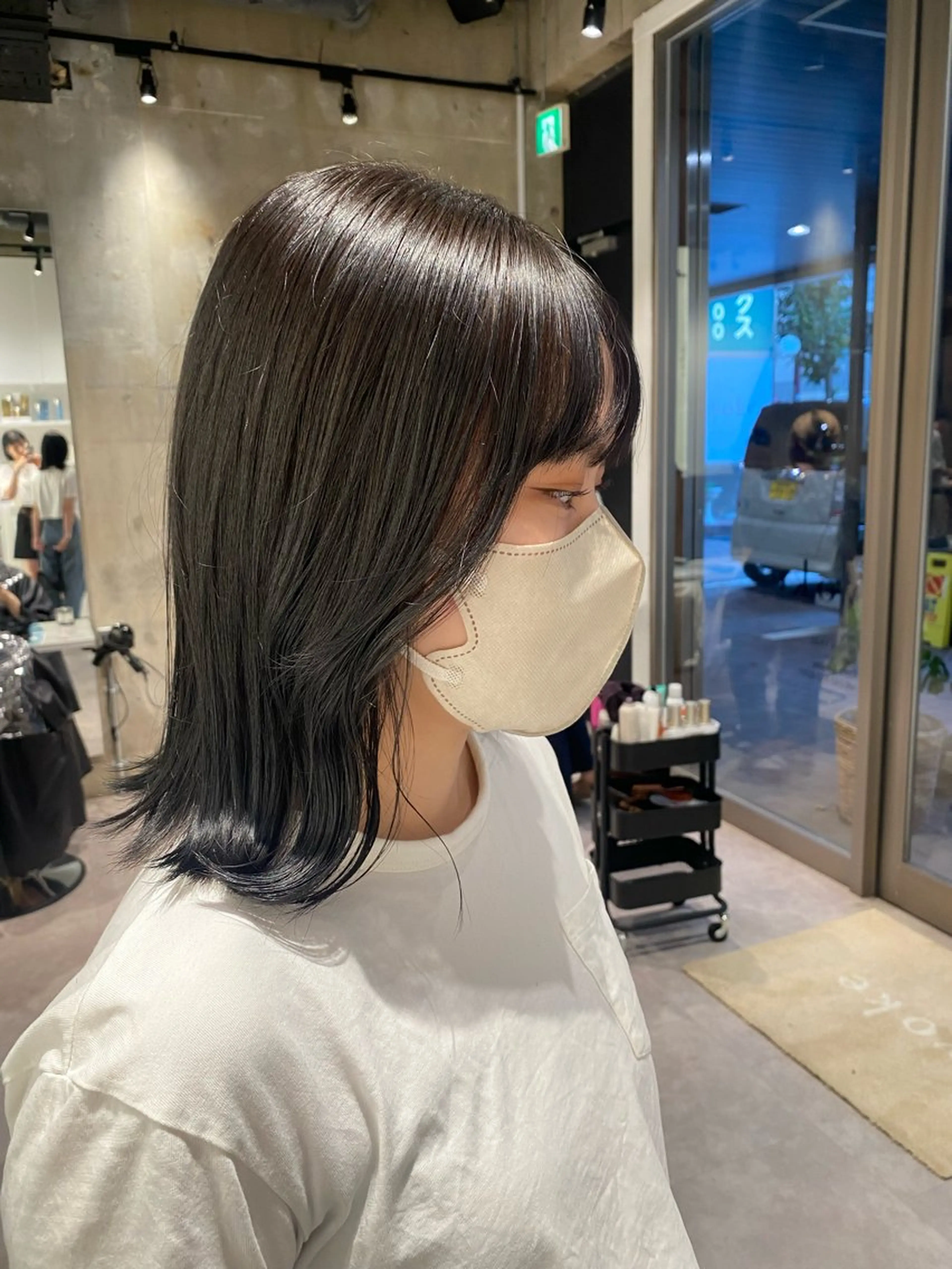 ミディアム カラー 透明感カラー ヘアカラー mina🪐立川駅/ 無料ショートカットのヘアスタイル