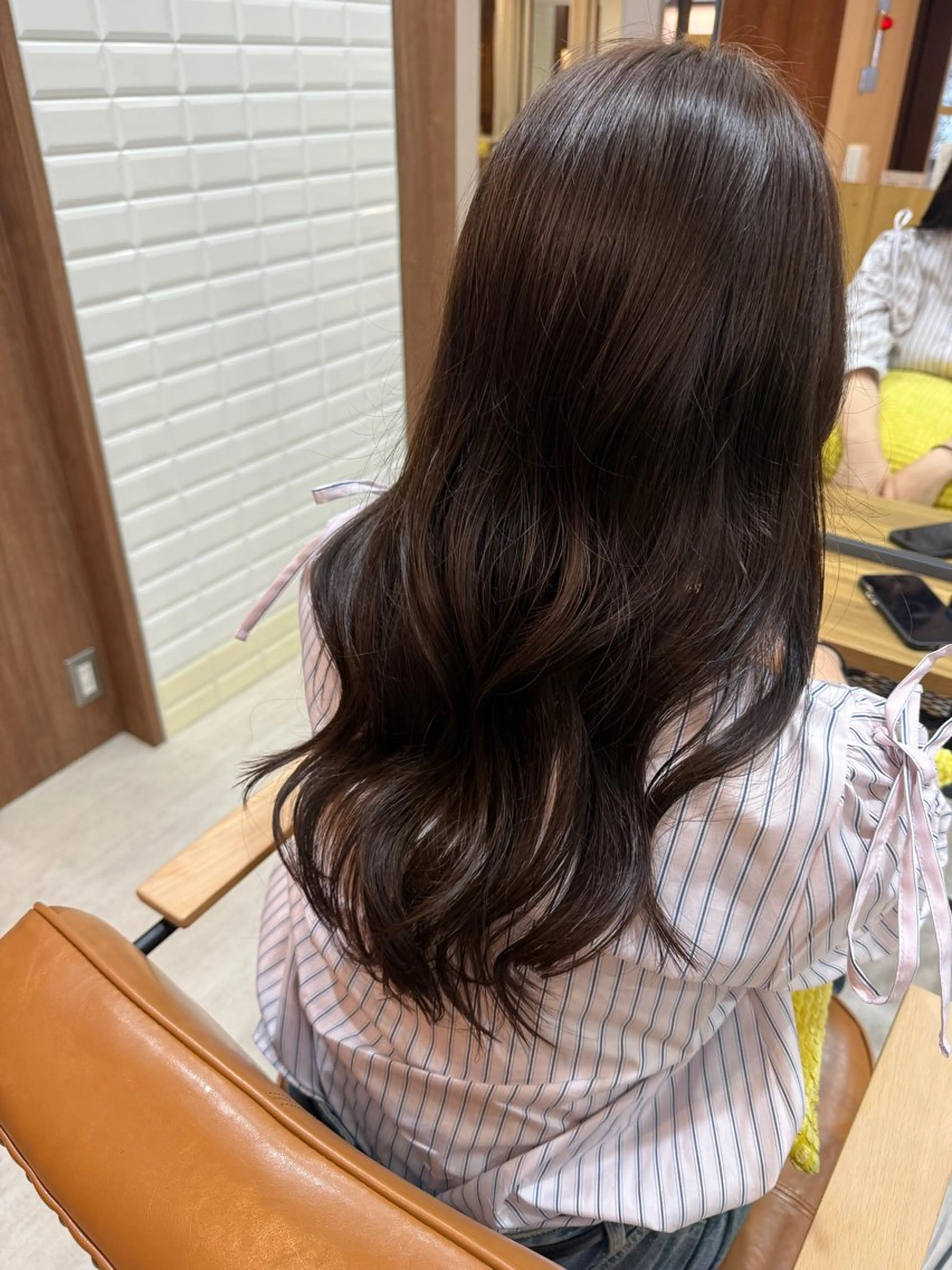 ロング カラー トゥサリ/ 海外ヘア/レイヤーのヘアスタイル