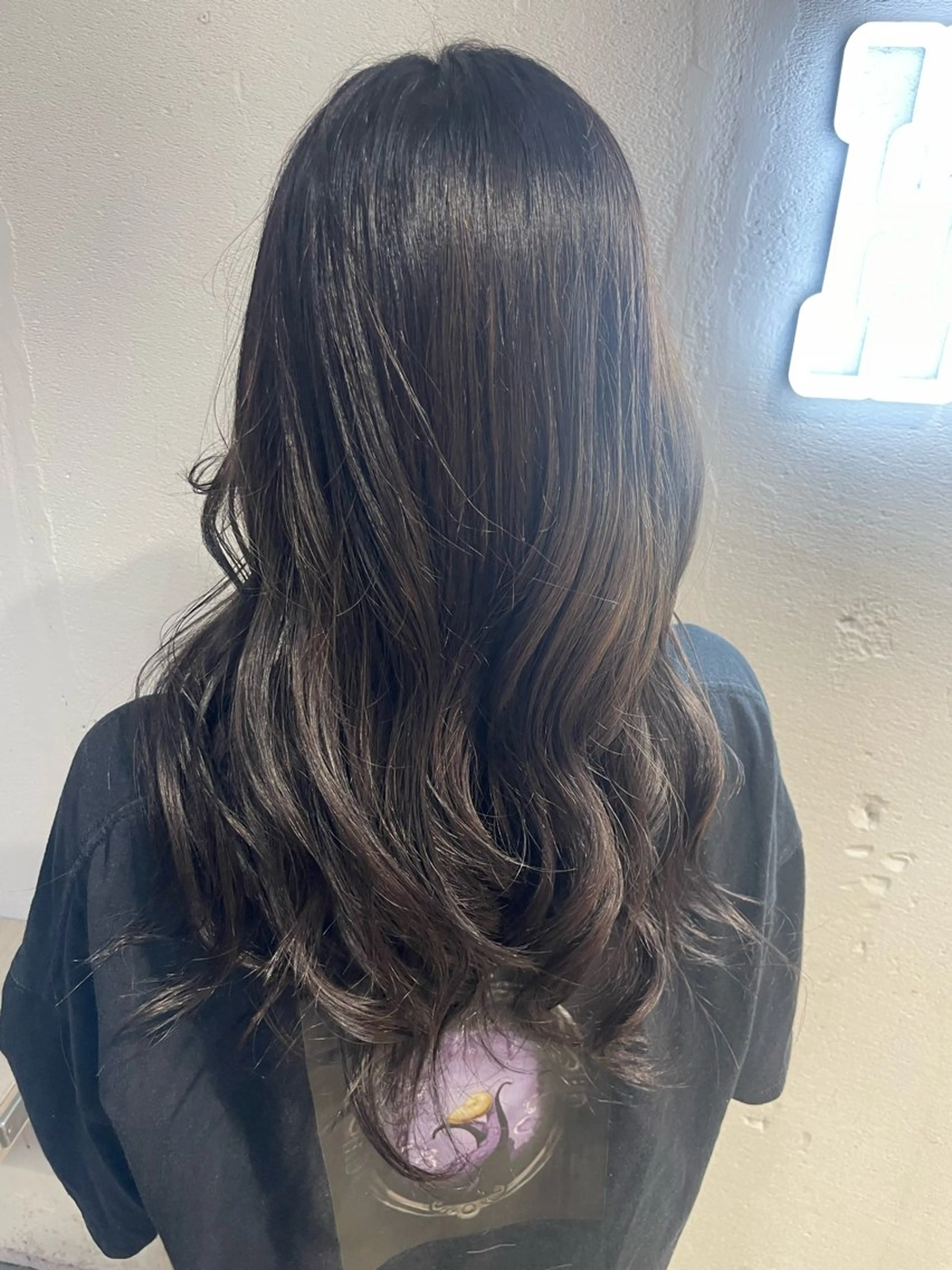 ロング 田中 志織のヘアスタイル