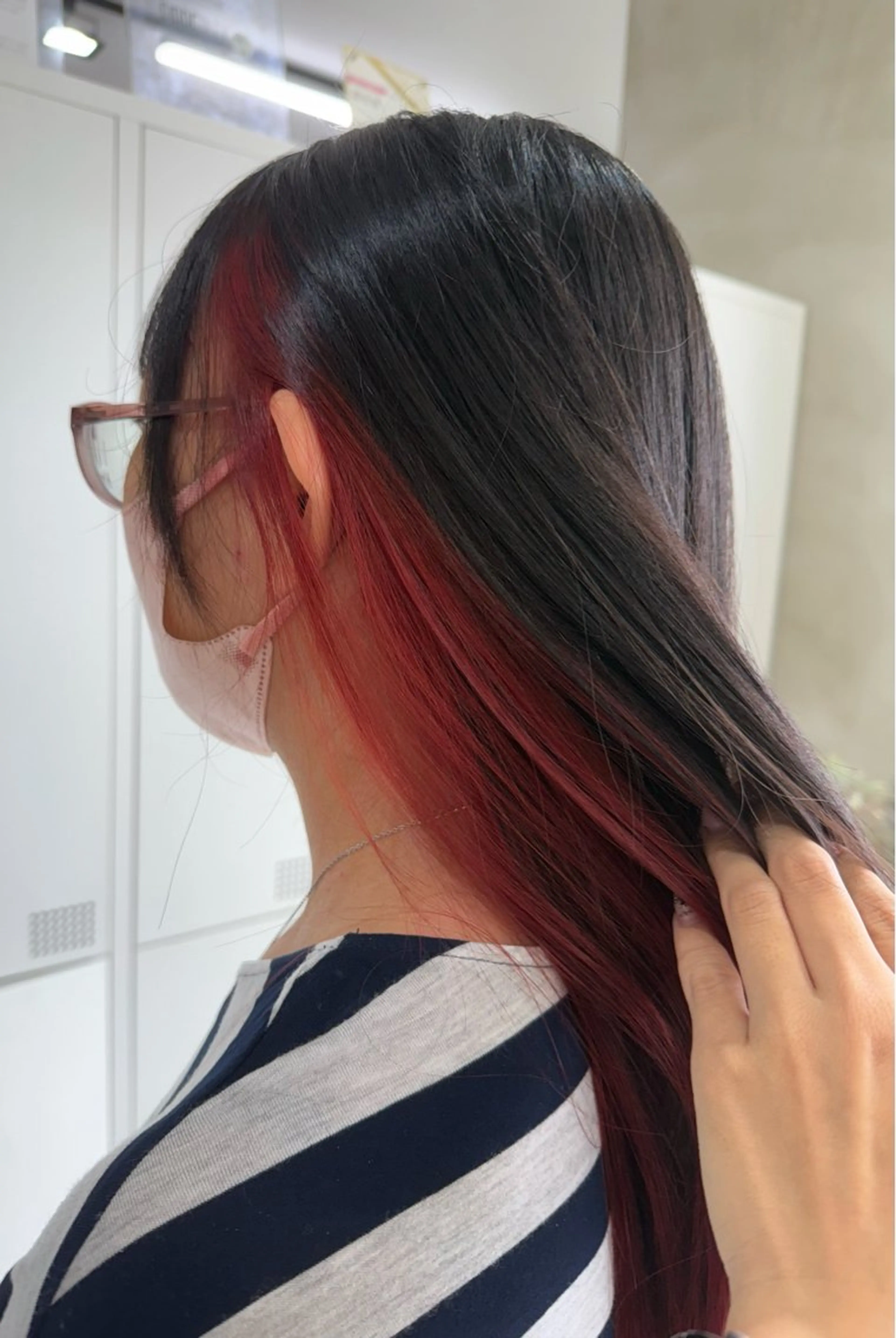 ロング カラー インナーカラー GRANDEUR natsukiのヘアスタイル