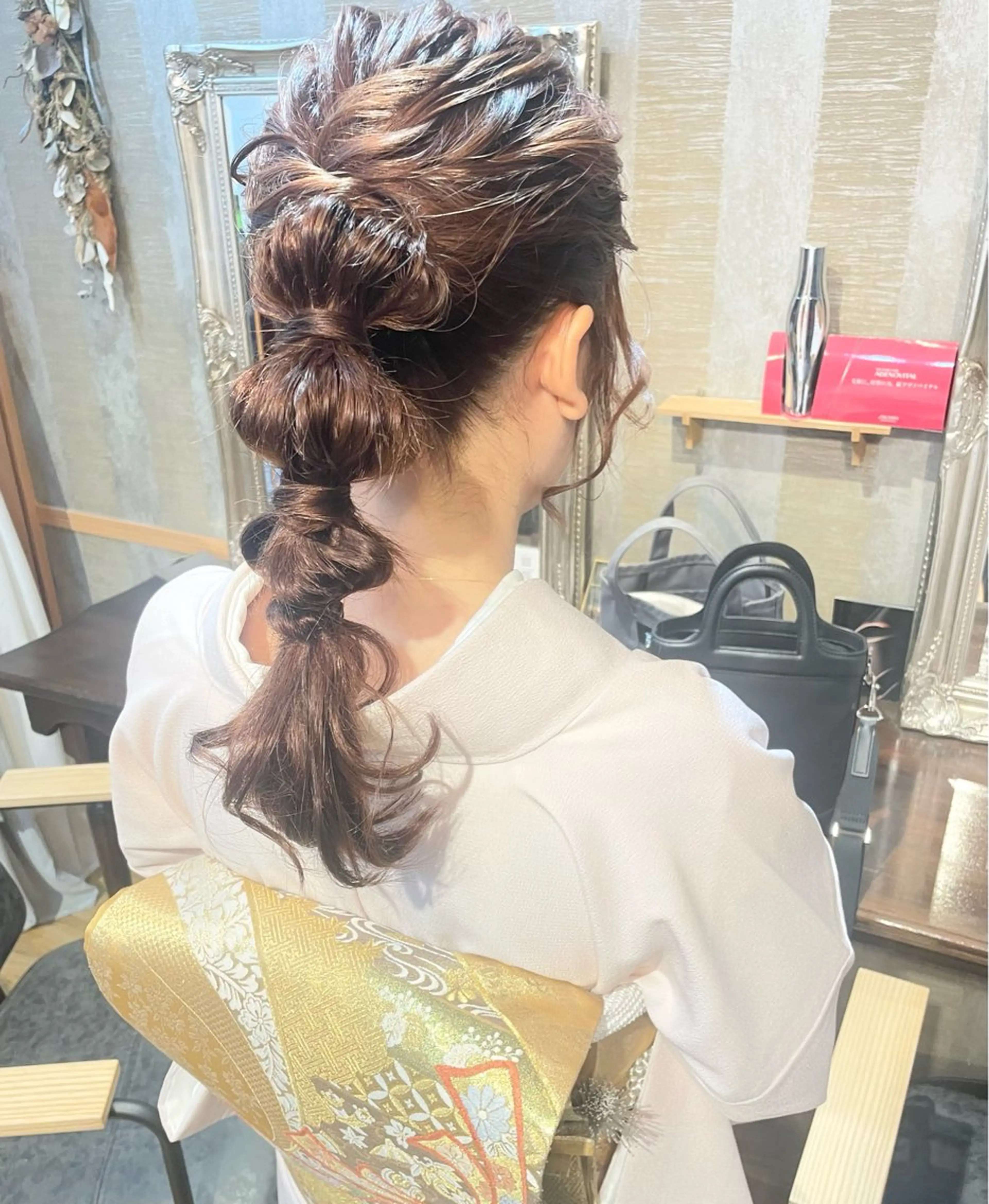 【セットがお🉐】ヘアセット➕着付け(留袖、訪問着)の写真