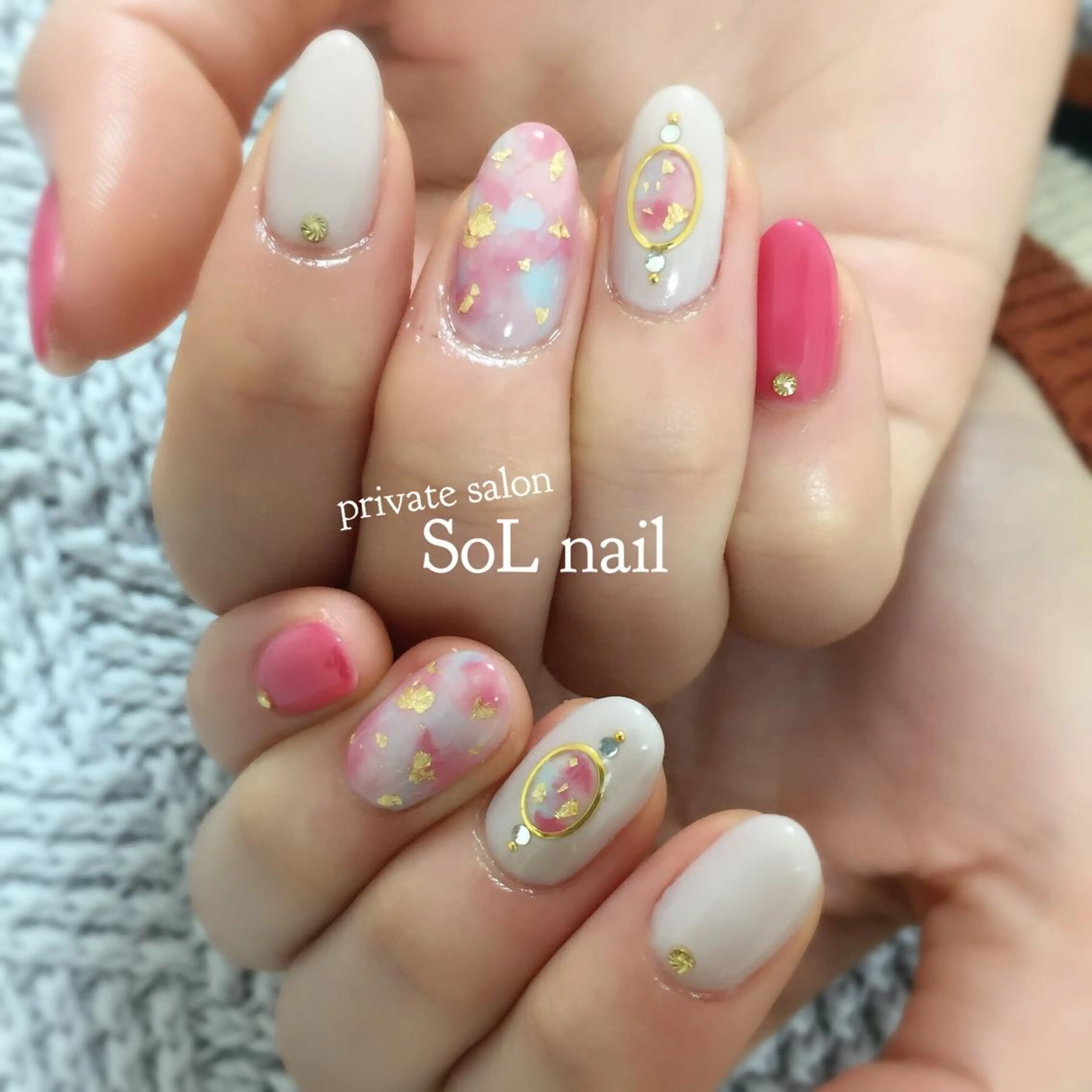 ネイル ハンドネイル SOL NAILのネイルデザイン