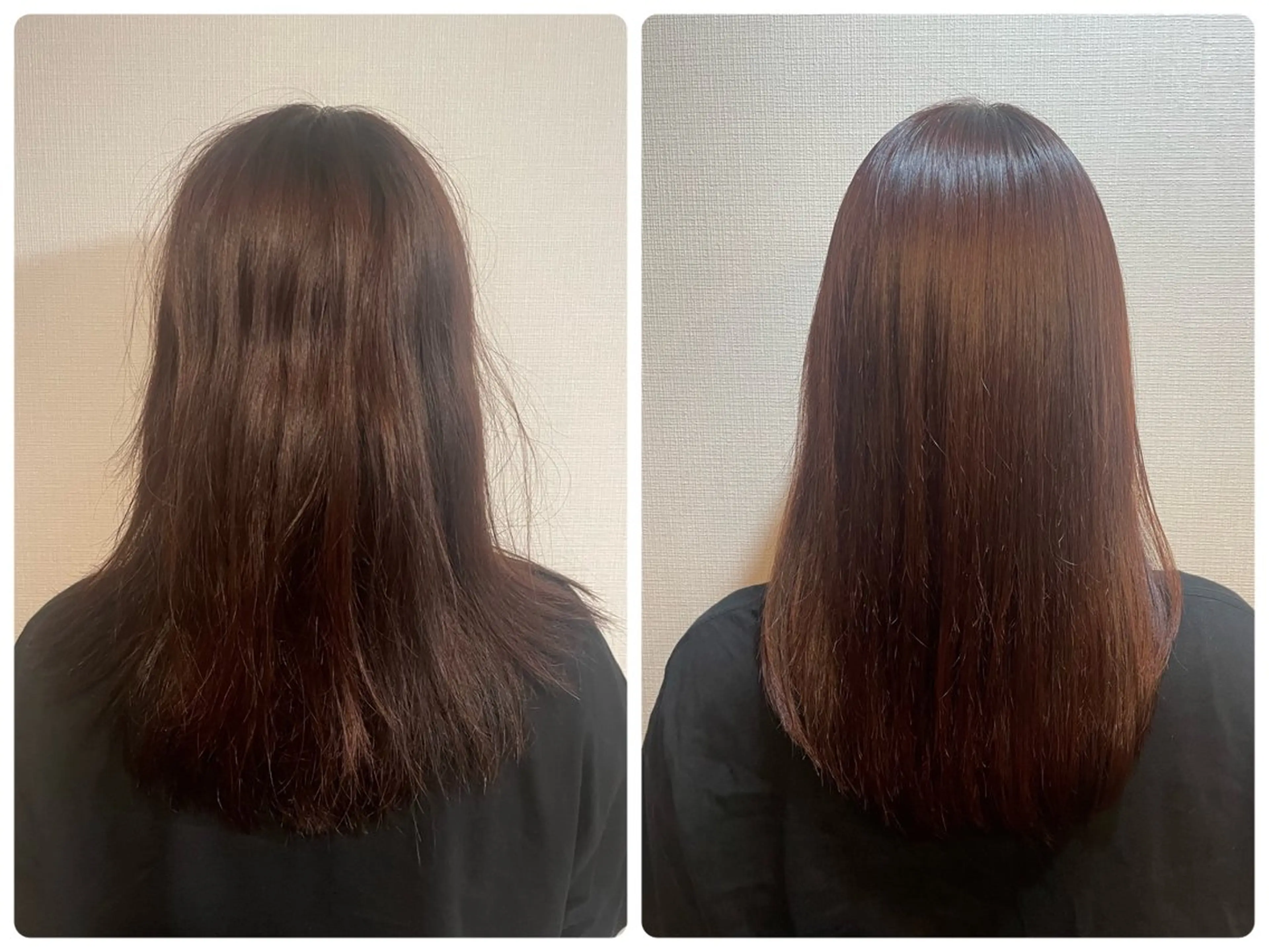 セミロング 髪質改善 Lien's💜 SESHIRUのヘアスタイル