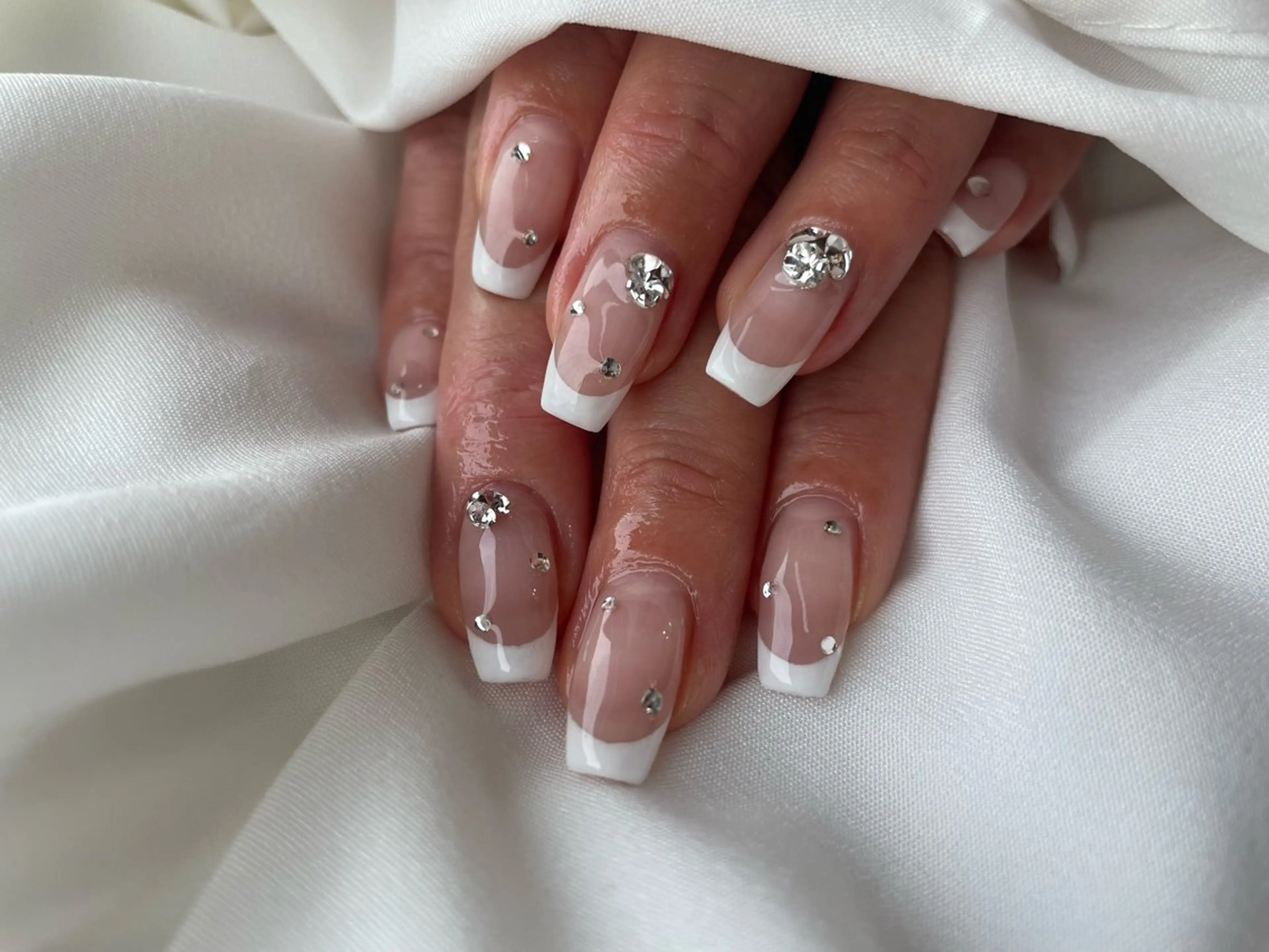 【リピーター様】フレンチ,カラーグラデーション(ソフトジェルオフ無料)の写真