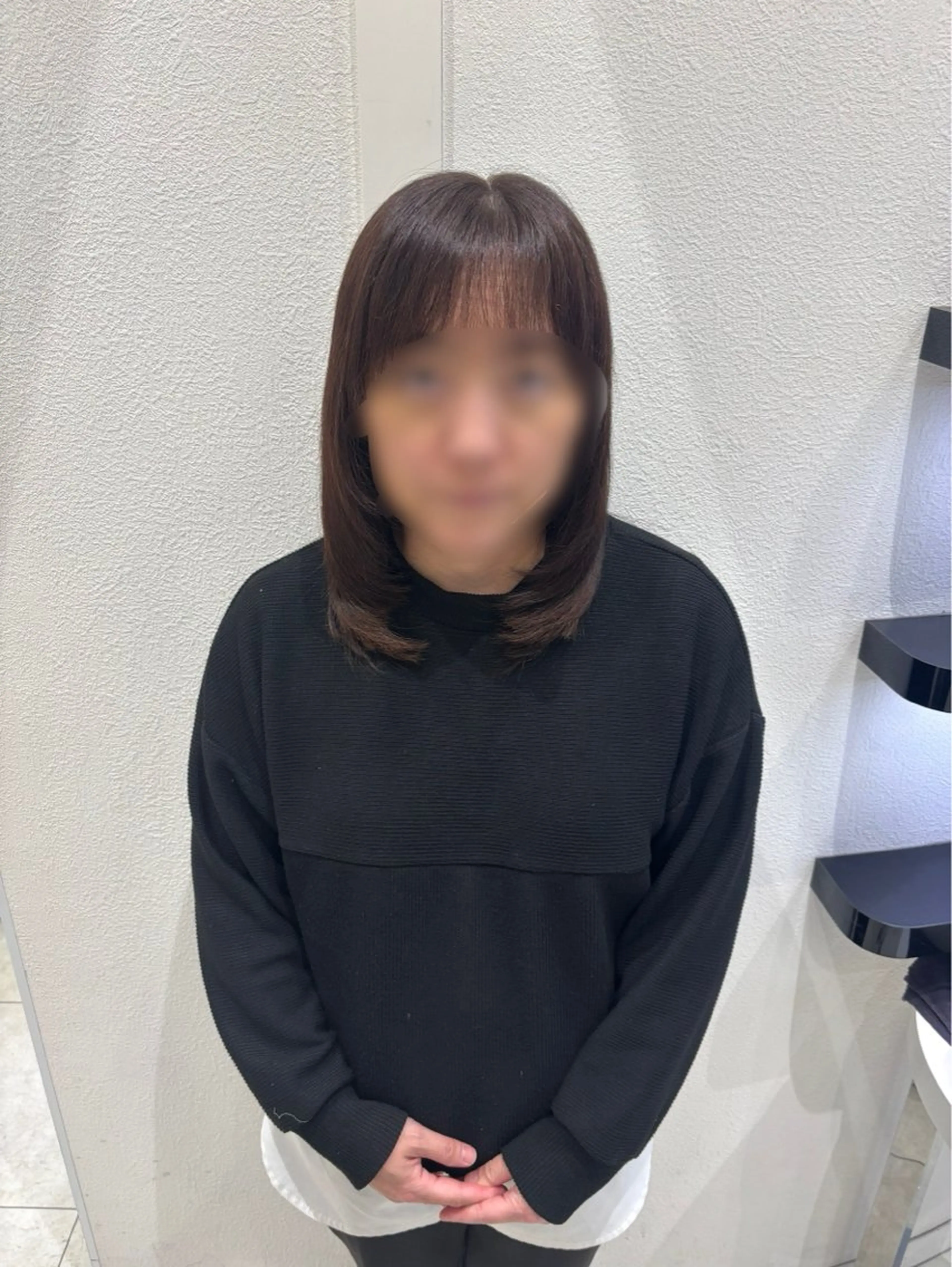 ミディアム カット カラー/ツヤ髪/ ヘッドスパ/りおんのヘアスタイル