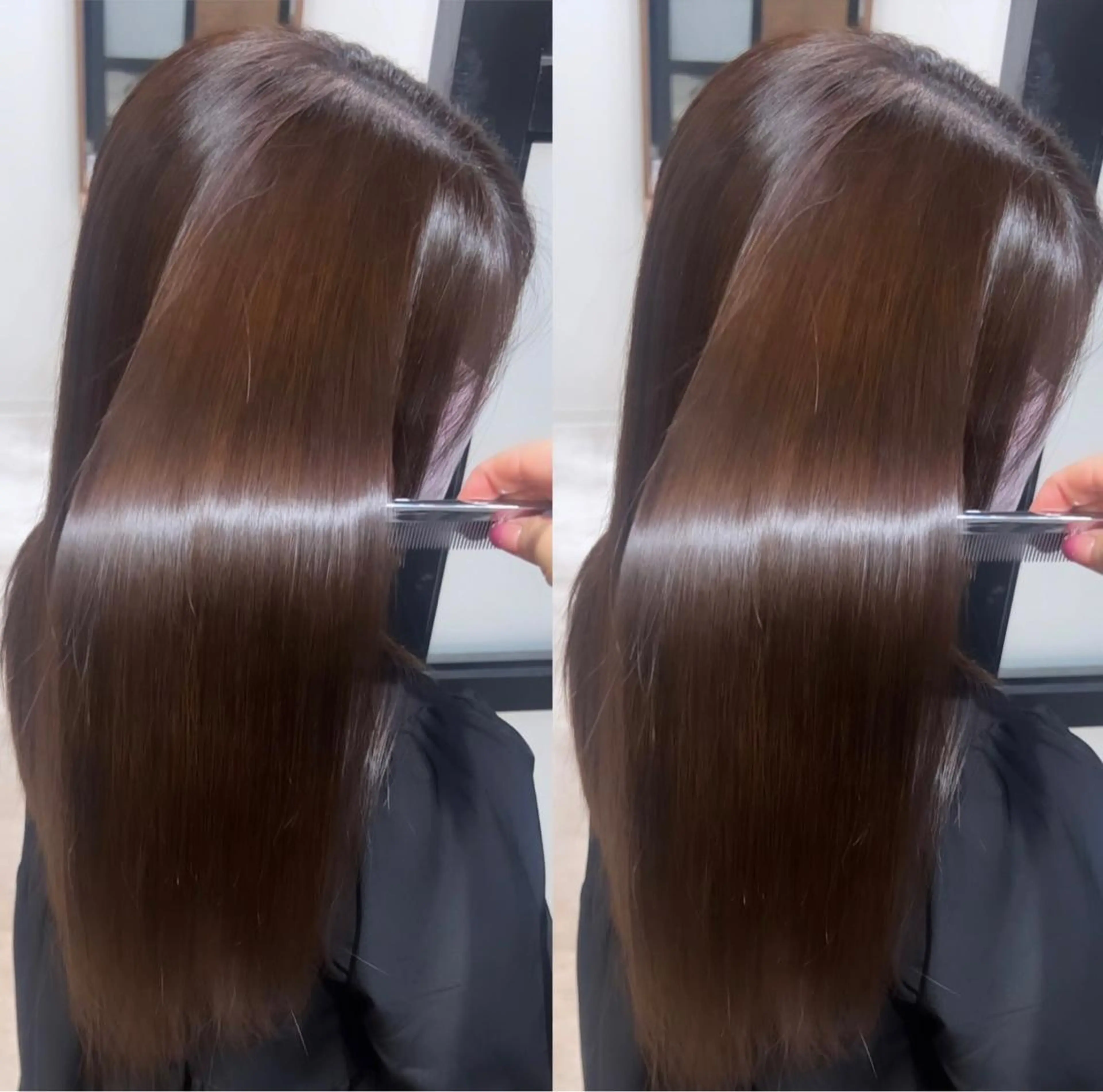 ロング カット ヘアカラー トリートメント 名古屋/髪質改善/ 透明感SHIZUKAのヘアスタイル