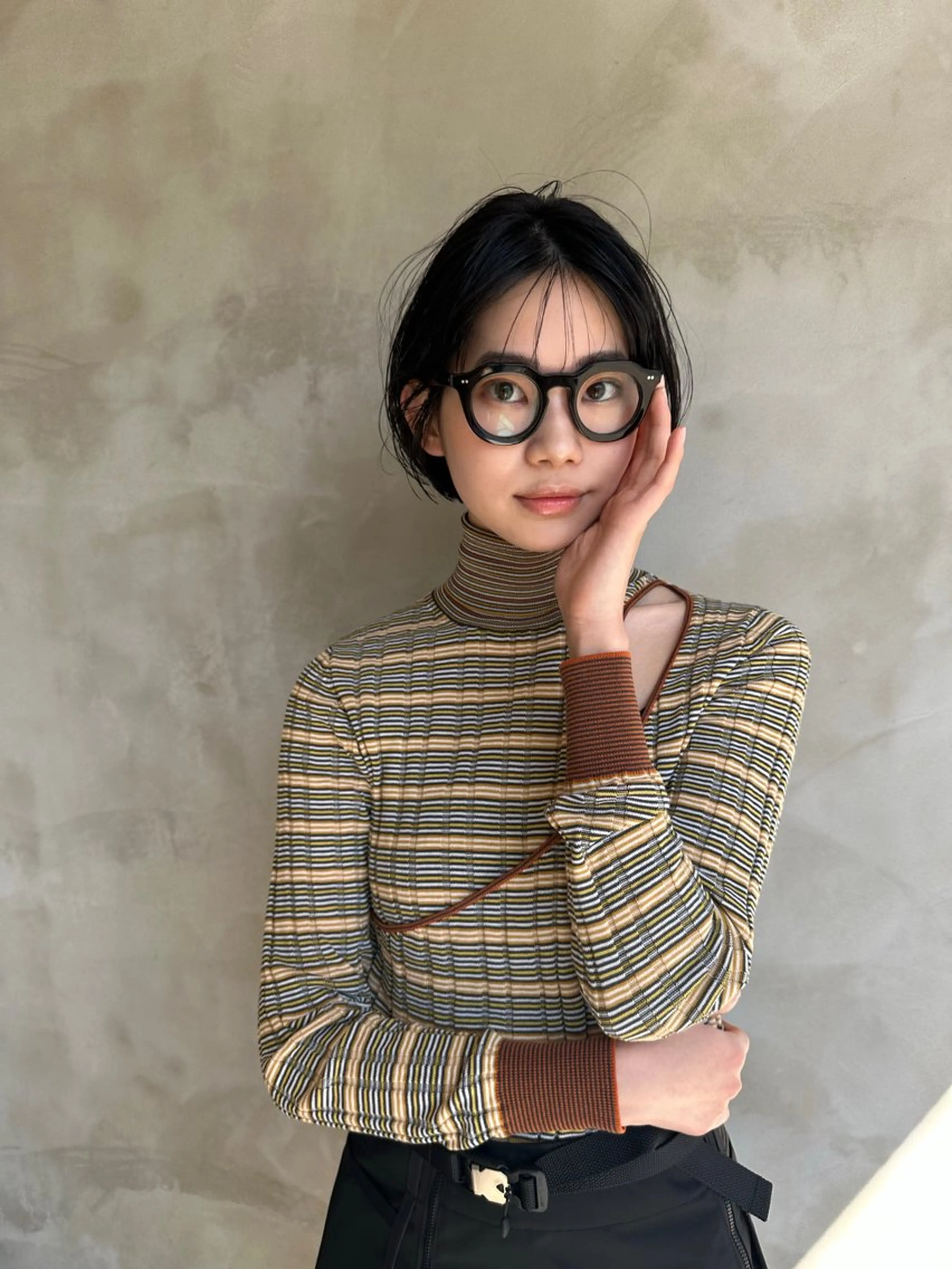 ショート パーマ 山田 裕介のヘアスタイル