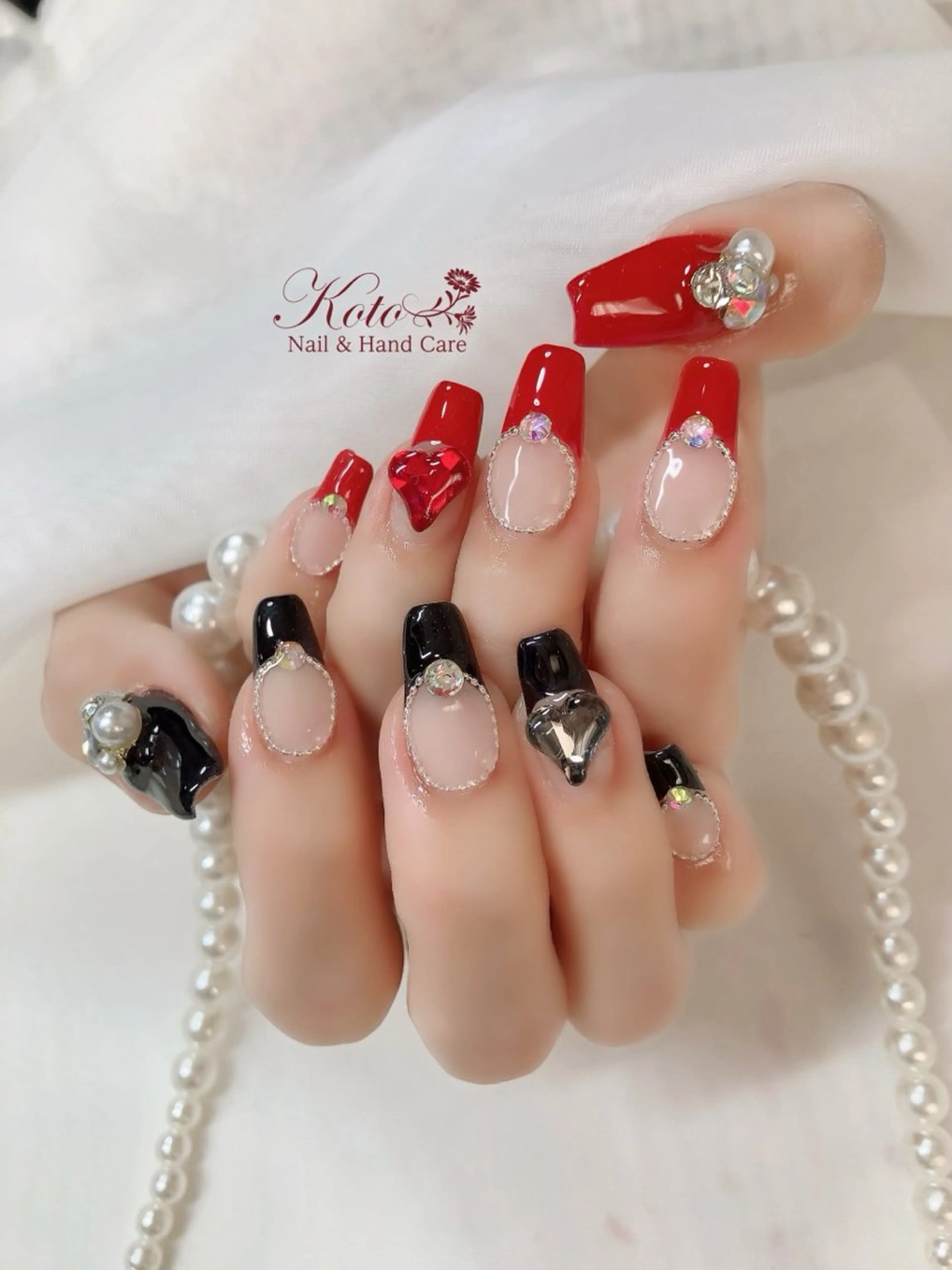 ネイル 長さ出し フレンチネイル ジェルネイル 持ち込み ニュアンスネイル ハンドネイル Nail Salon KOTOのネイルデザイン