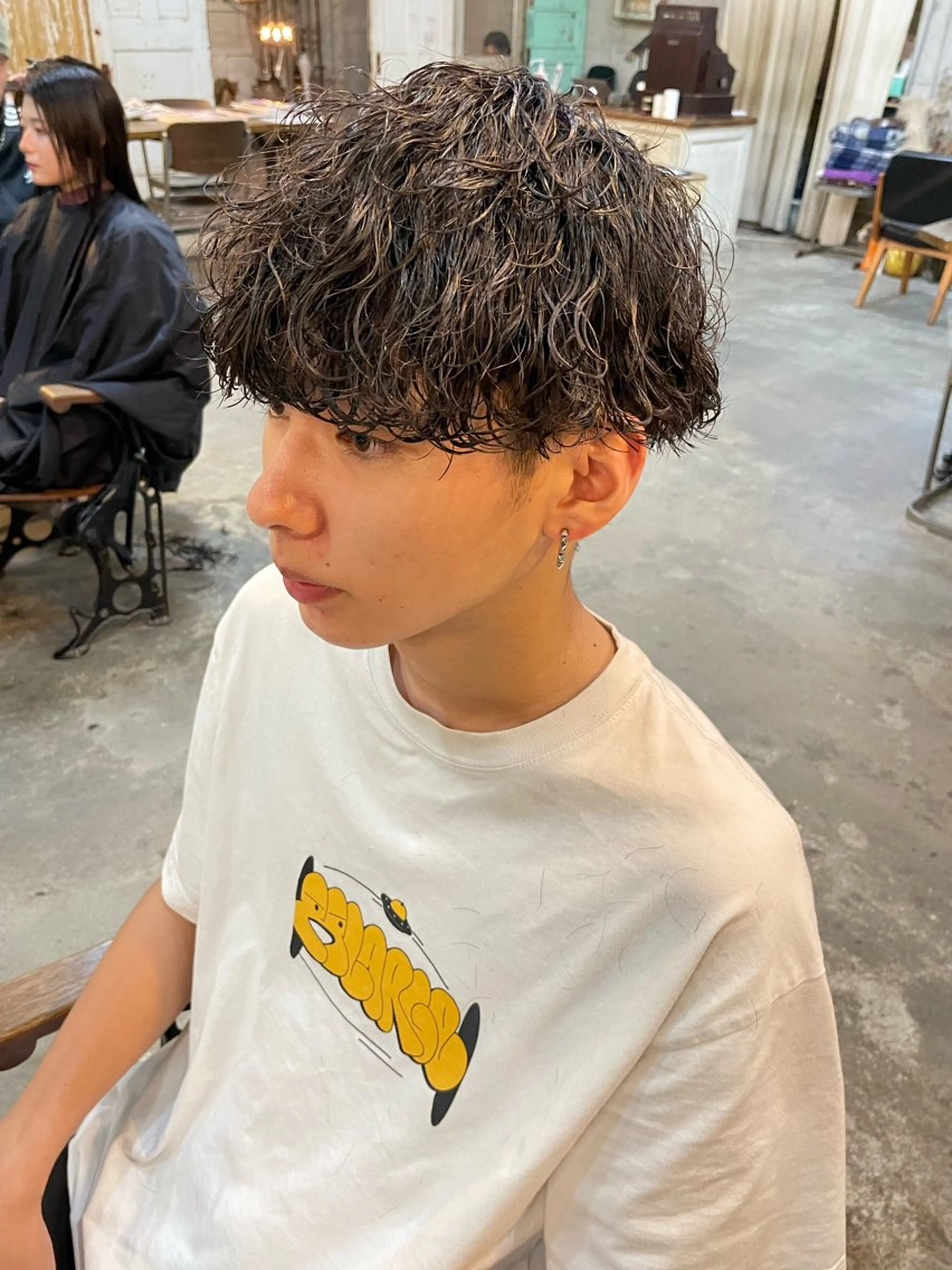 メンズ カット ヘアカラー パーマ メンズ特化美容師 ハスイルイのヘアスタイル