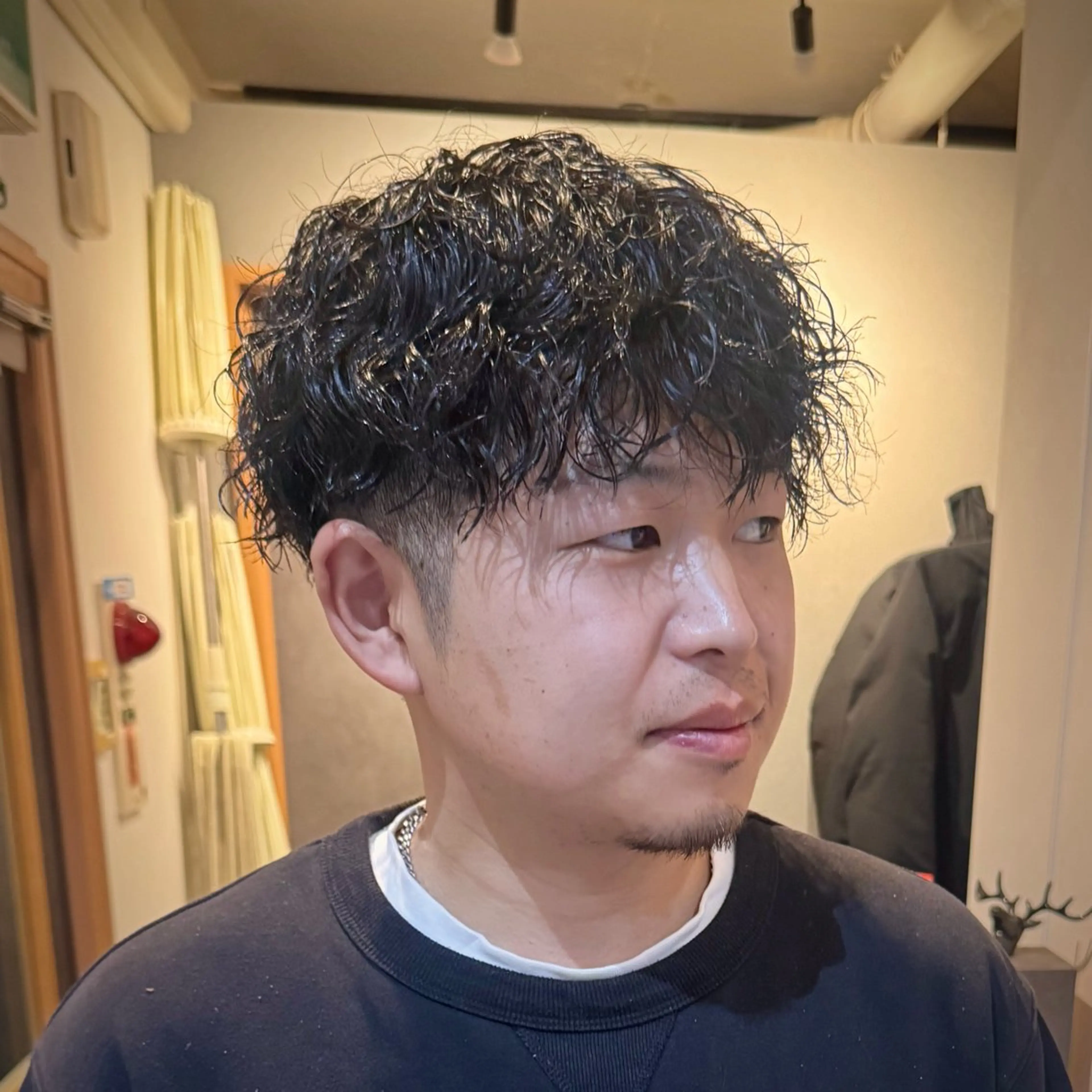 ショート パーマ メンズ メンズパーマ ツイストスパイラルパーマ スパイラルパーマ カット パーマ GLADMAN'S CUT CLUB 立川所属・立川メンズカット/ メンズパーマ💈三上のヘアスタイル