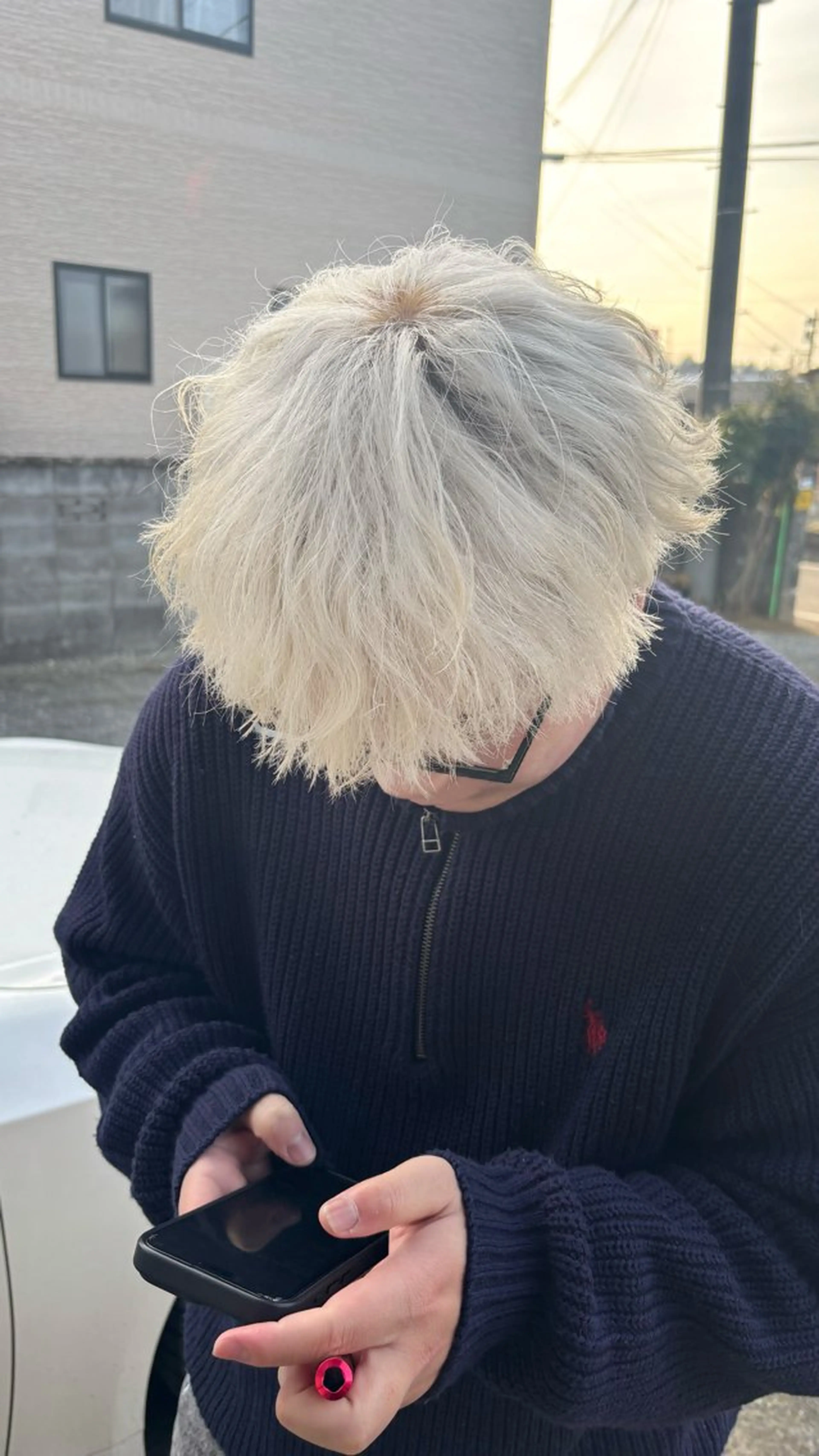 メンズ ヘアカラー 鈴木 涼太のヘアスタイル