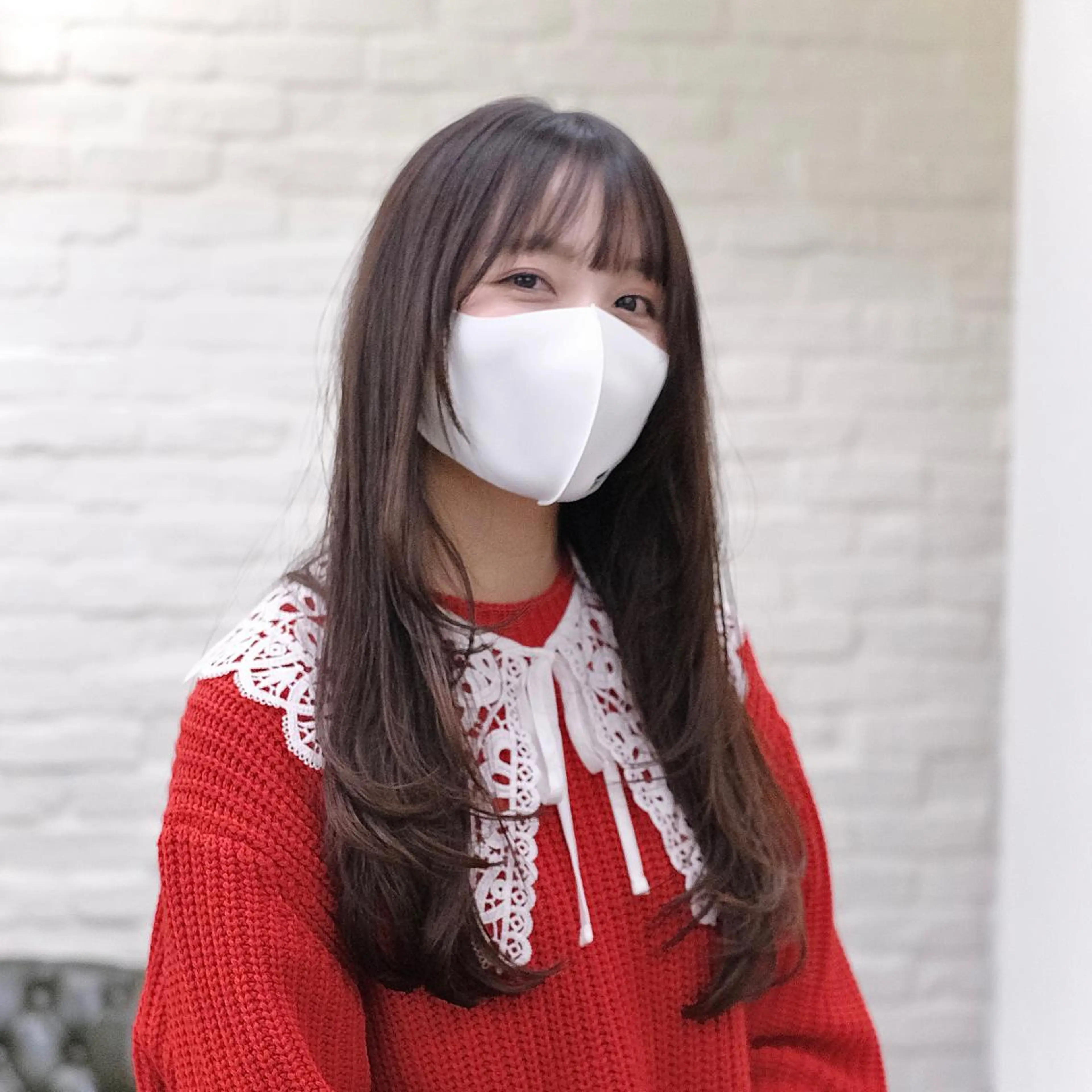 ロング カラー パーマ ブリーチ 透明感カラー ダブルカラー グレージュ ブリーチなしカラー カット 縮毛矯正 ウルフ/レイヤー /髪質改善　ナユタのヘアスタイル