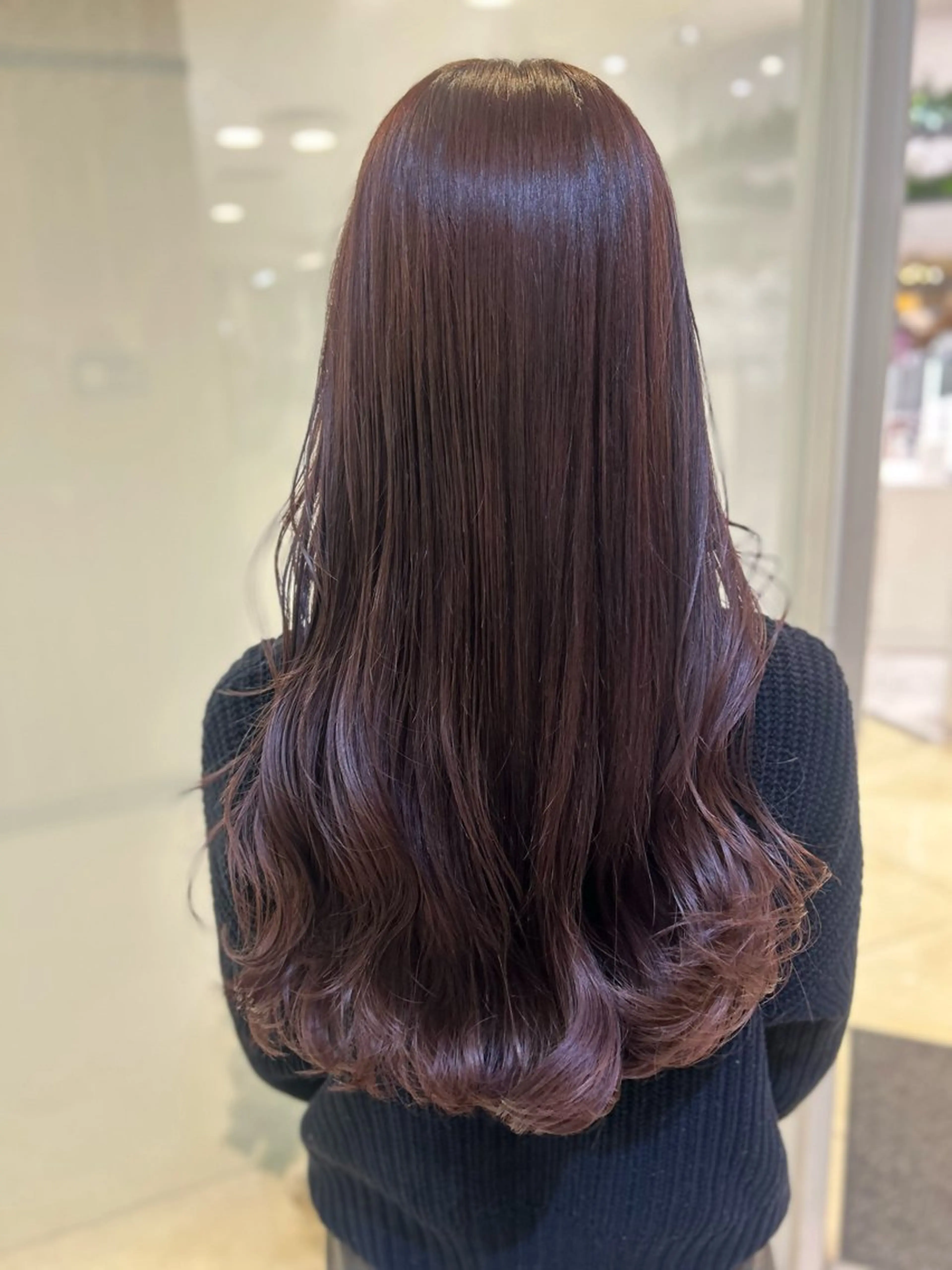 ロング カラー カット ヘアカラー トリートメント 縮毛矯正/髪質改善/ 艶髪ササキナツミのヘアスタイル