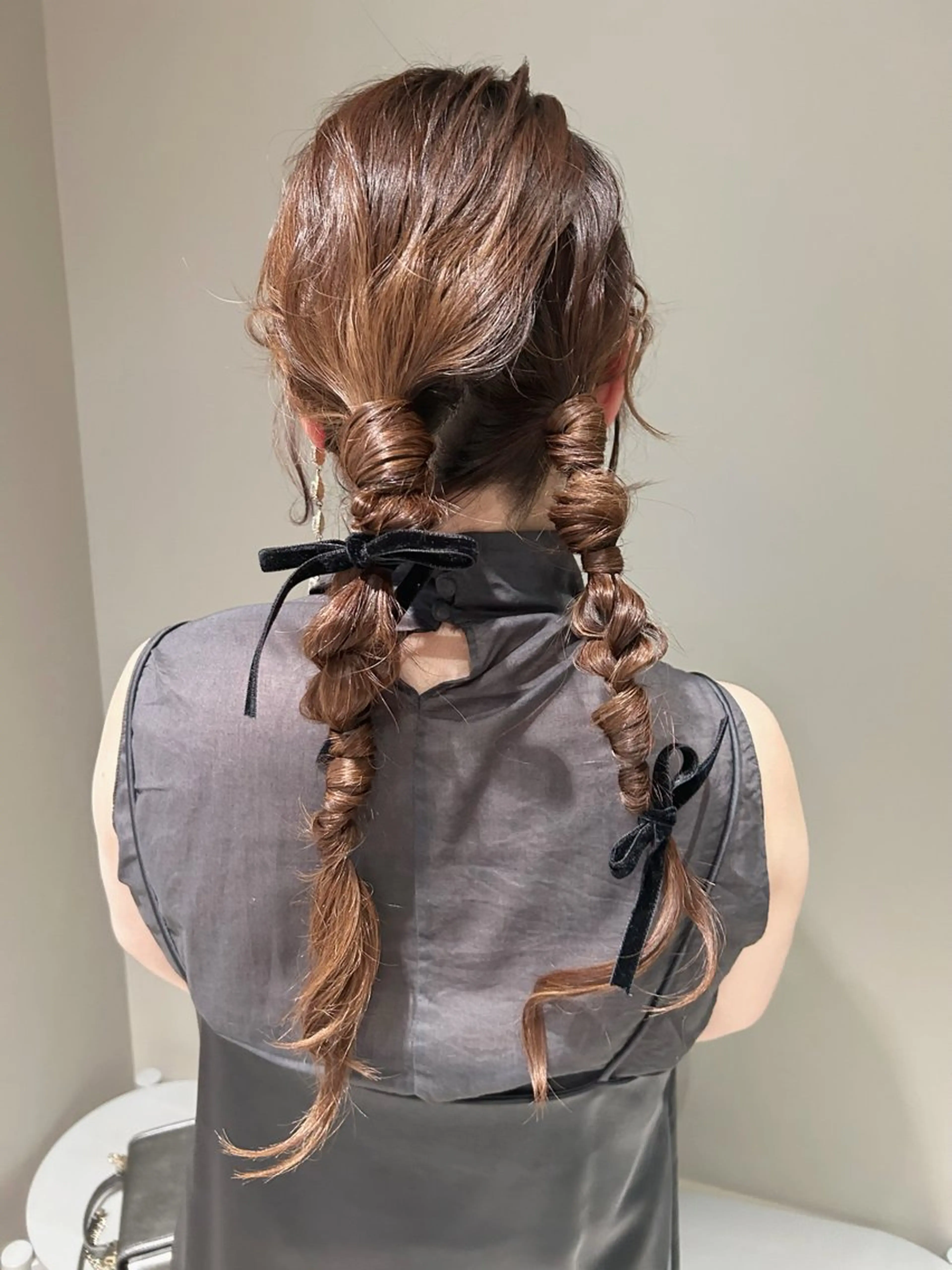 ロング ヘアアレンジ ヘアセット 勝野 麻美のヘアスタイル