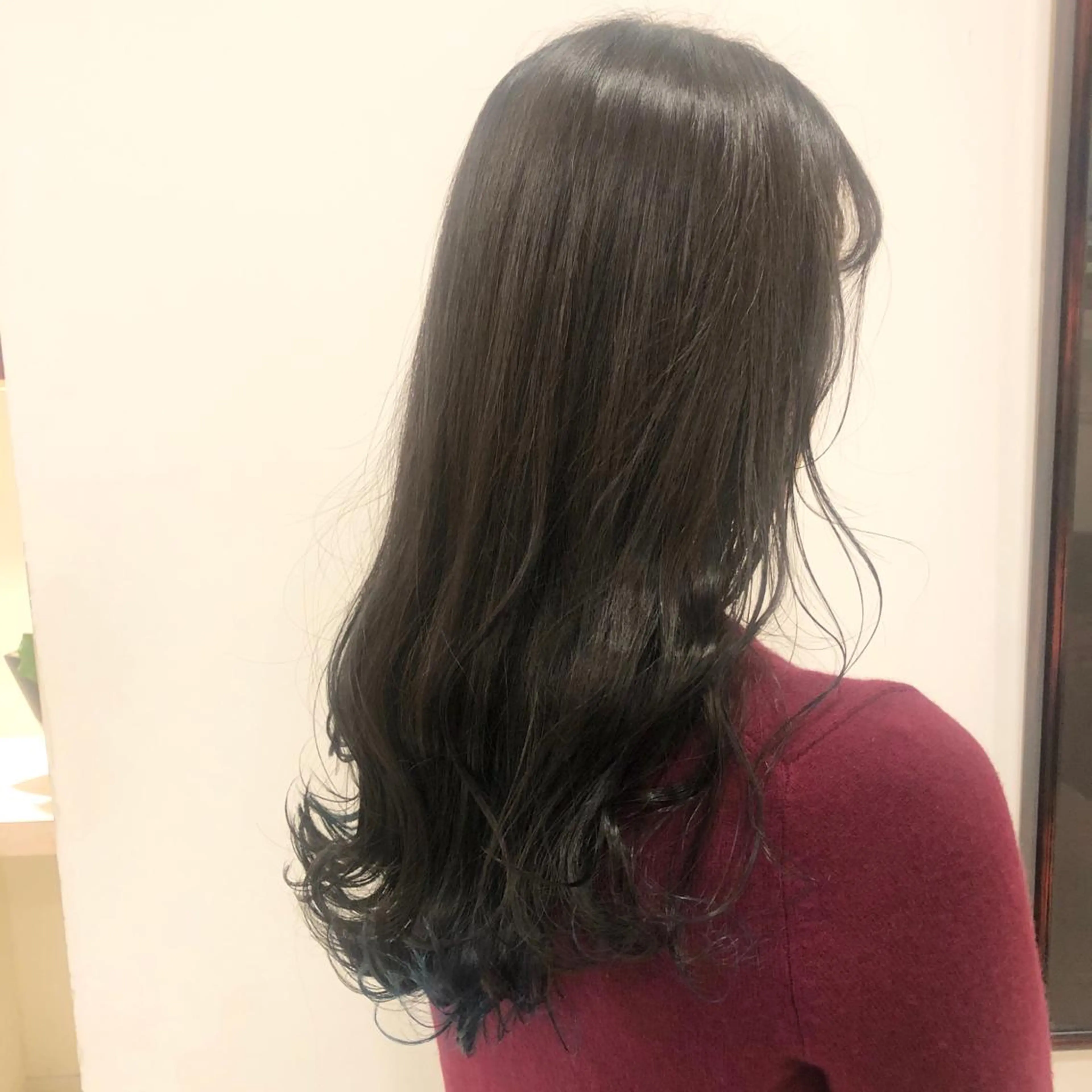 ロング カット 菊池 栄里奈のヘアスタイル
