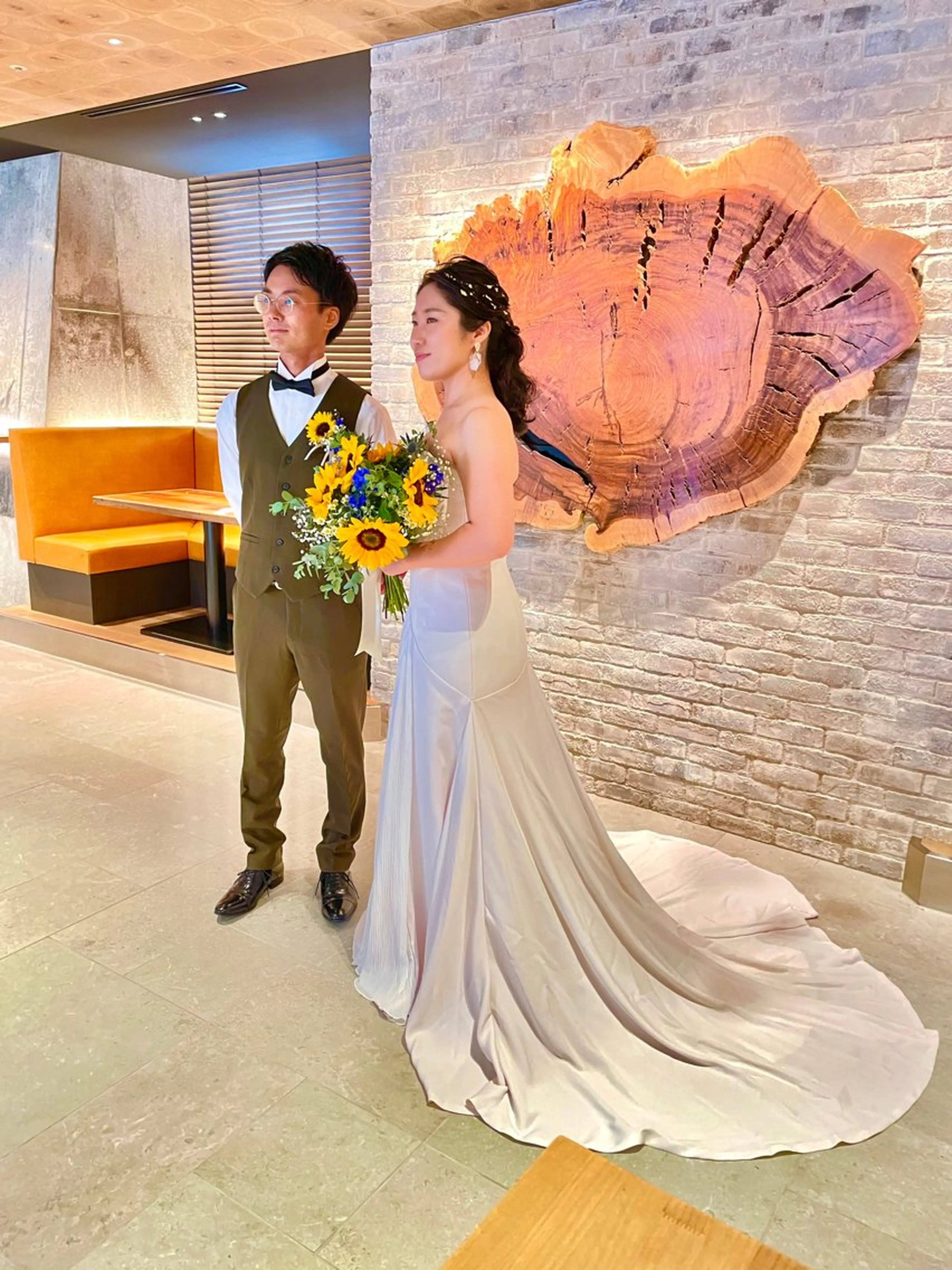 ヘアアレンジ 結婚式・ブライダル ヘアセット beauty salon laera所属・垢抜けヘアメイク職人 💄甲斐恵和のヘアスタイル