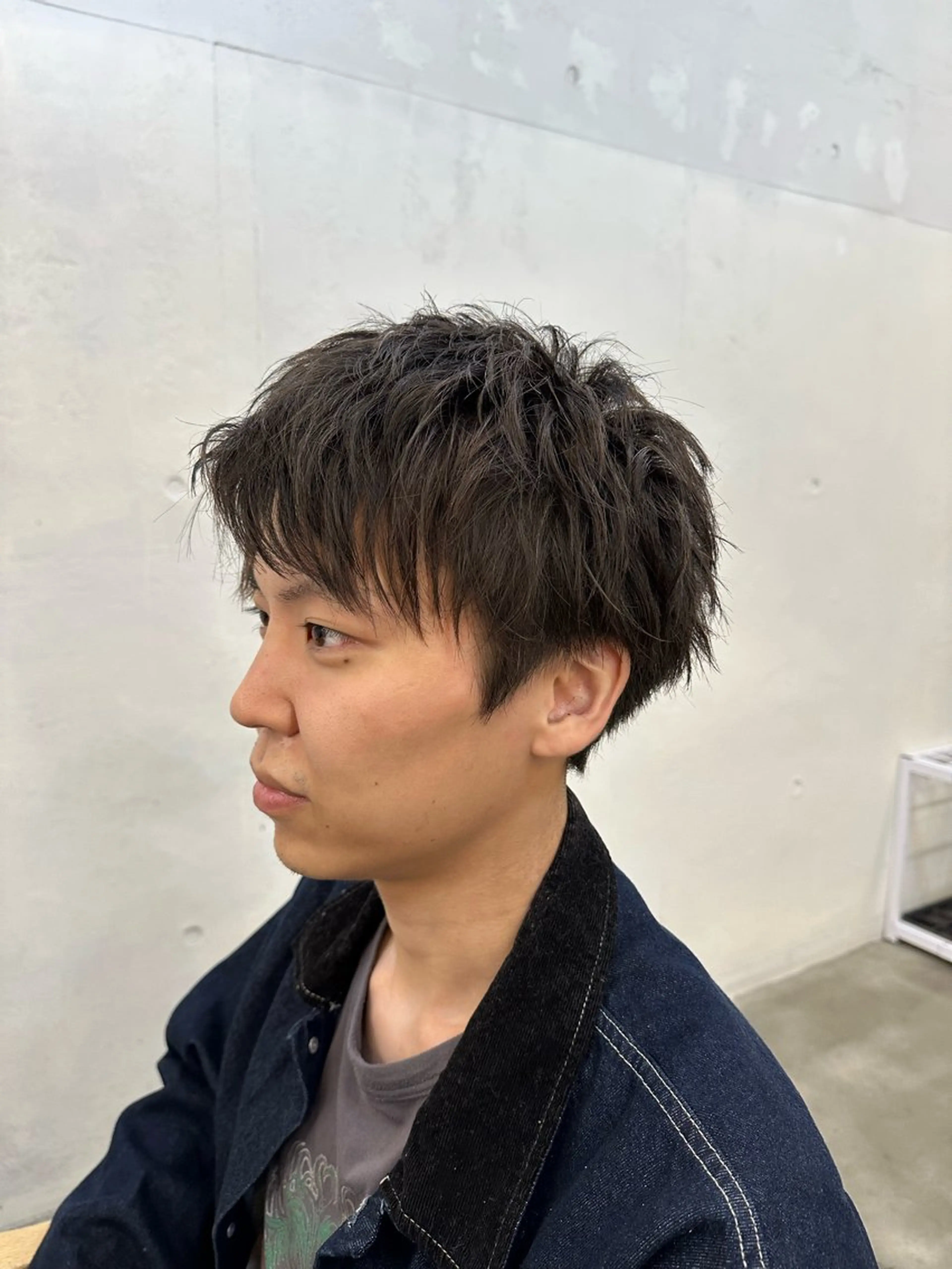 ショート パーマ メンズ 横浜/メンズ特化/ Farbe/田中颯斗のヘアスタイル