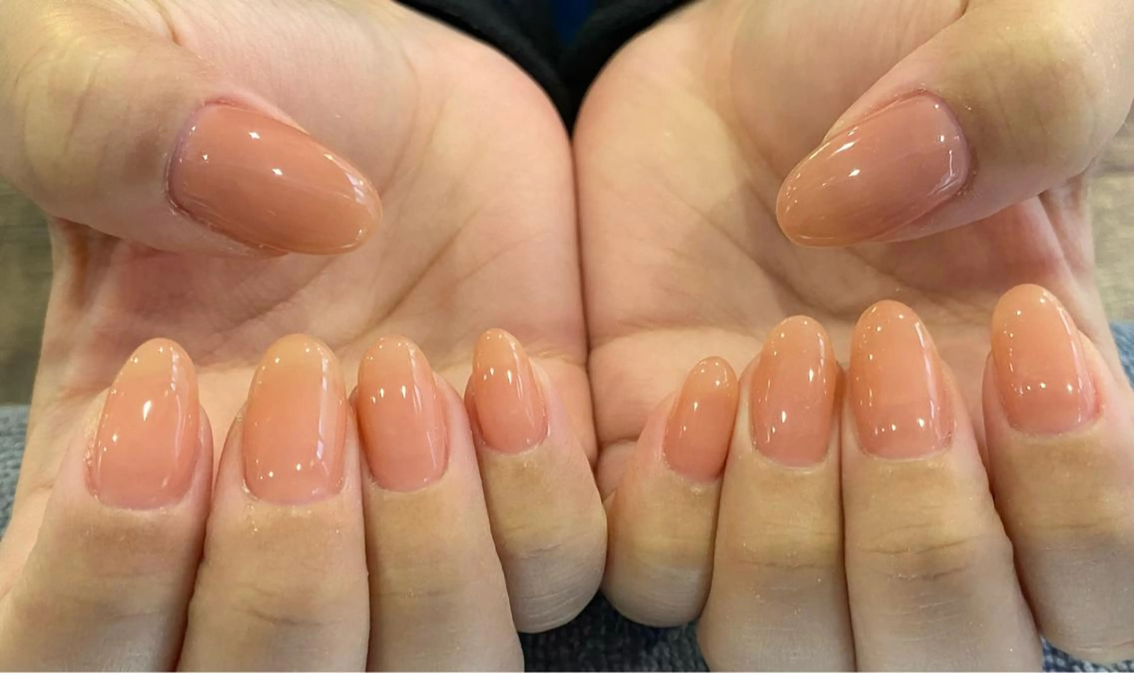 ネイル ワンカラーネイル ハンドネイル Cleo伏見店🌿 Momokaのネイルデザイン