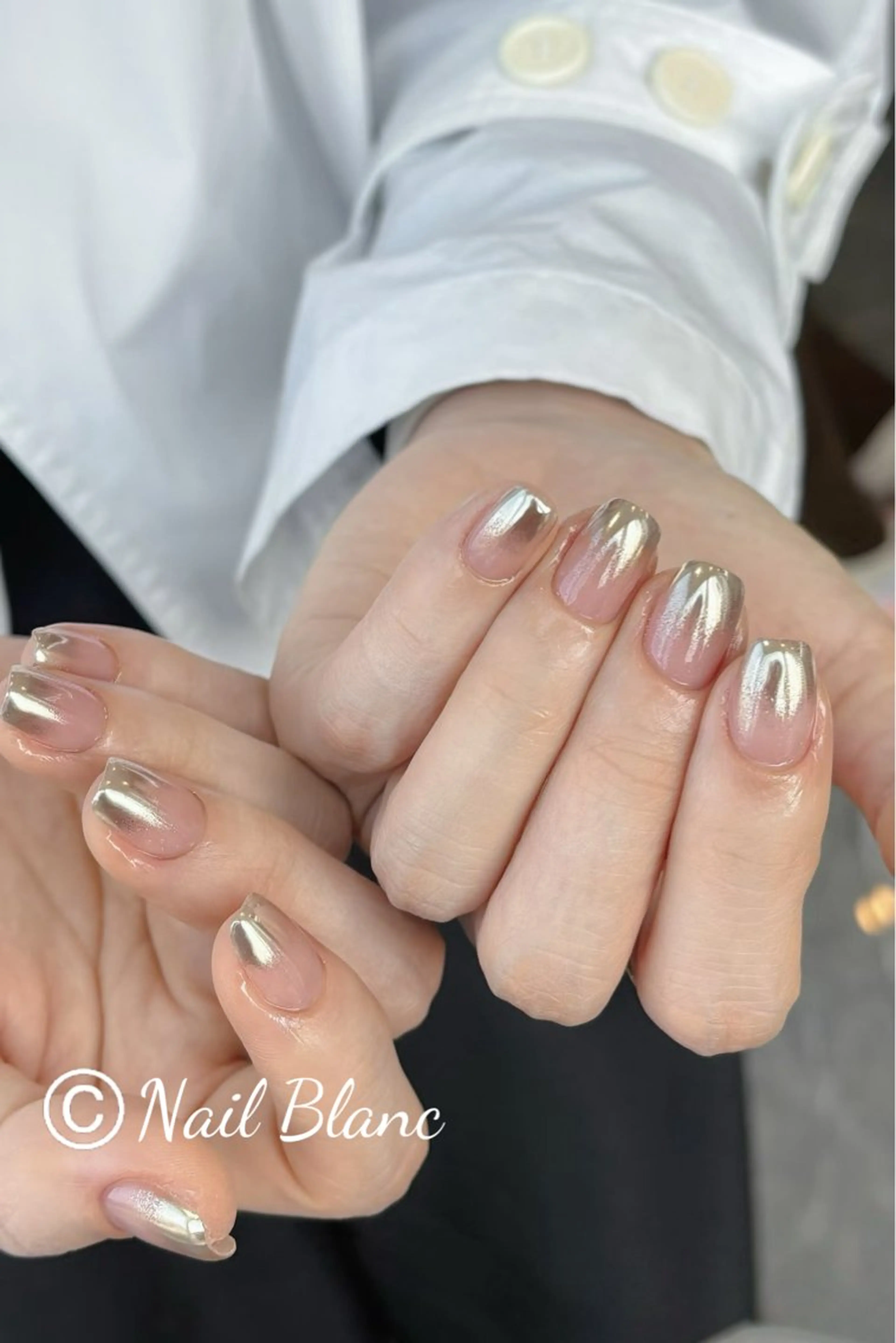 ✨【新メニュー登場】ミラー／オーロラワンカラー✨ 新規ソフトジェルオフ無料（クリアベース）※ベースカラー追加＋¥500の写真