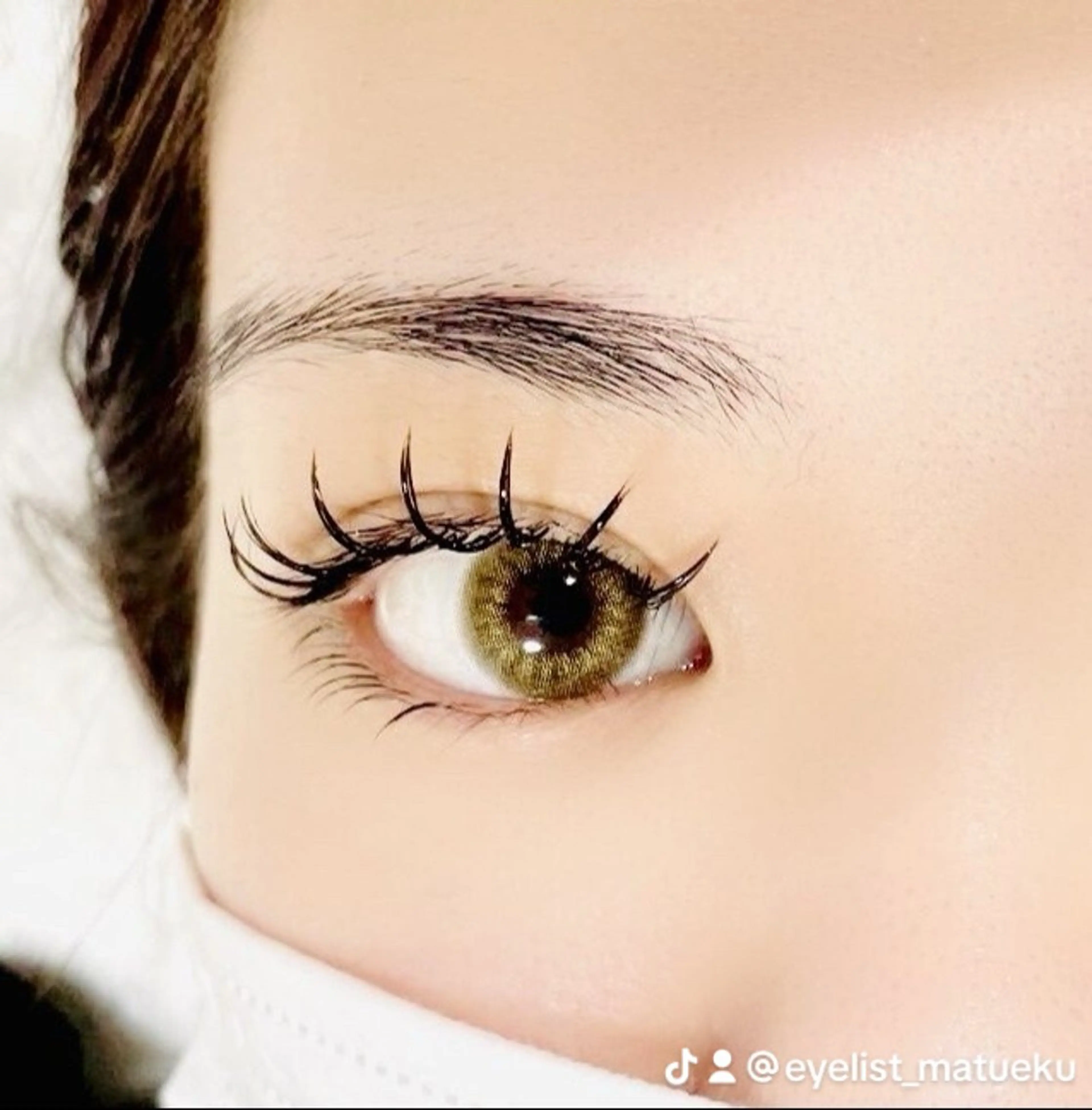 マツエク・マツパ Dカール フラットラッシュ マツエク クラージュ所属・COURAGE ゆうのマツエク・マツパデザイン