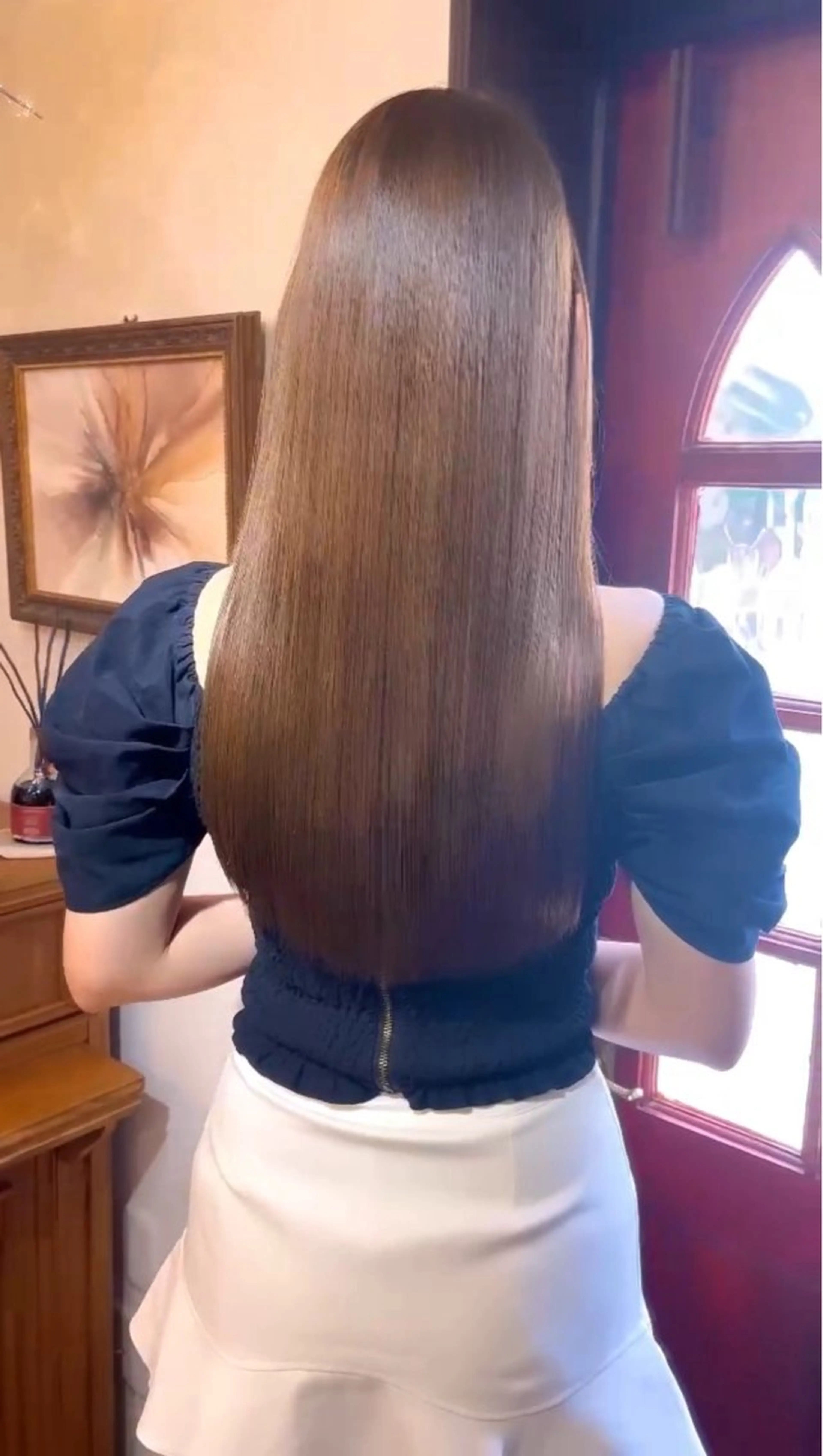 ロング カット ヘアカラー トリートメント 伏田 遼馬のヘアスタイル