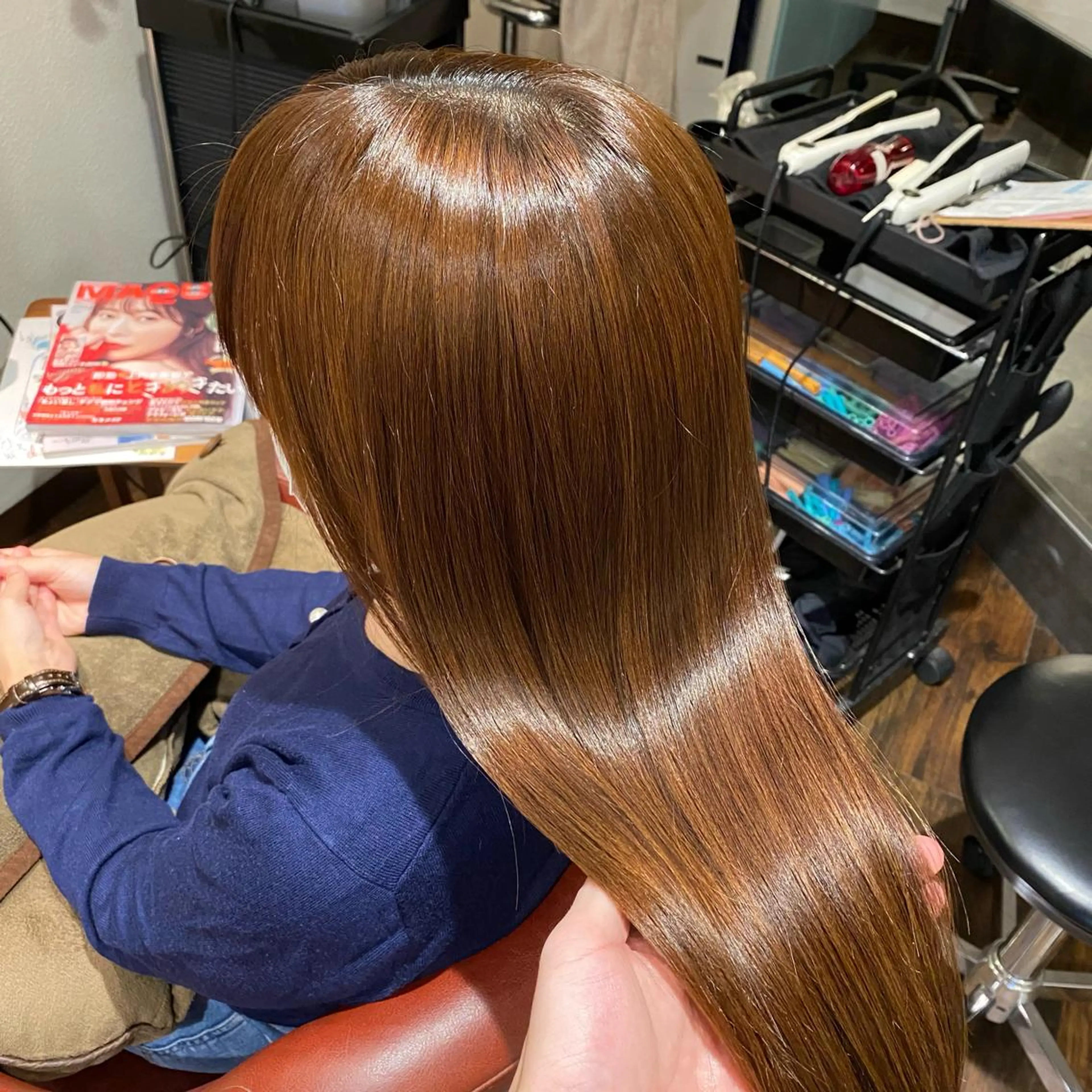 カラー ミモリ ユウタのヘアスタイル