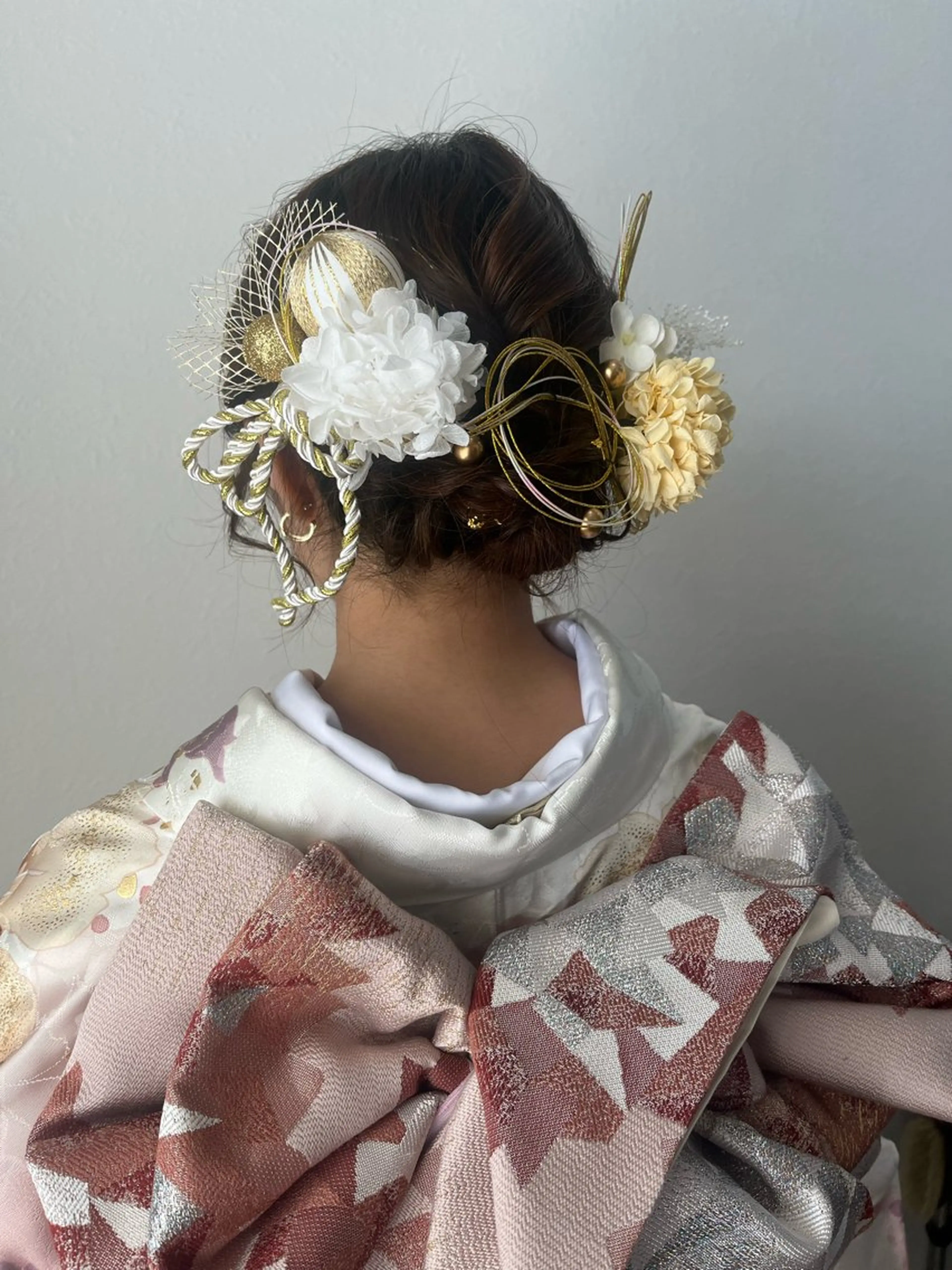 セミロング ヘアアレンジ 成人式 卒業式のヘアスタイル Emma ecole所属・Emma ecole /栄/RIOのヘアスタイル