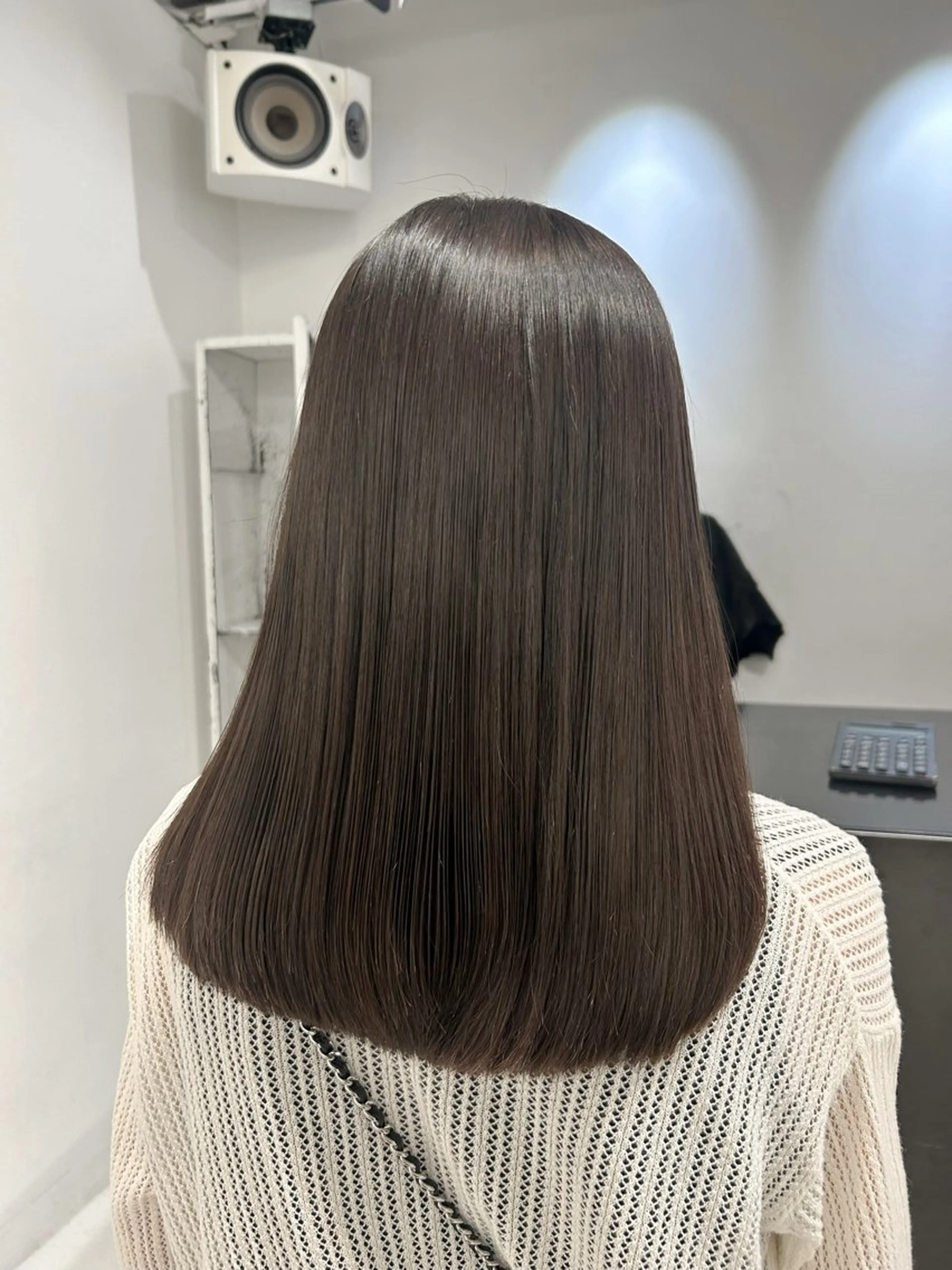 【サラサラストレート✨】全体縮毛矯正➕保湿トリートメント‼️韓国アイドルのようなストレートへ🩵の写真