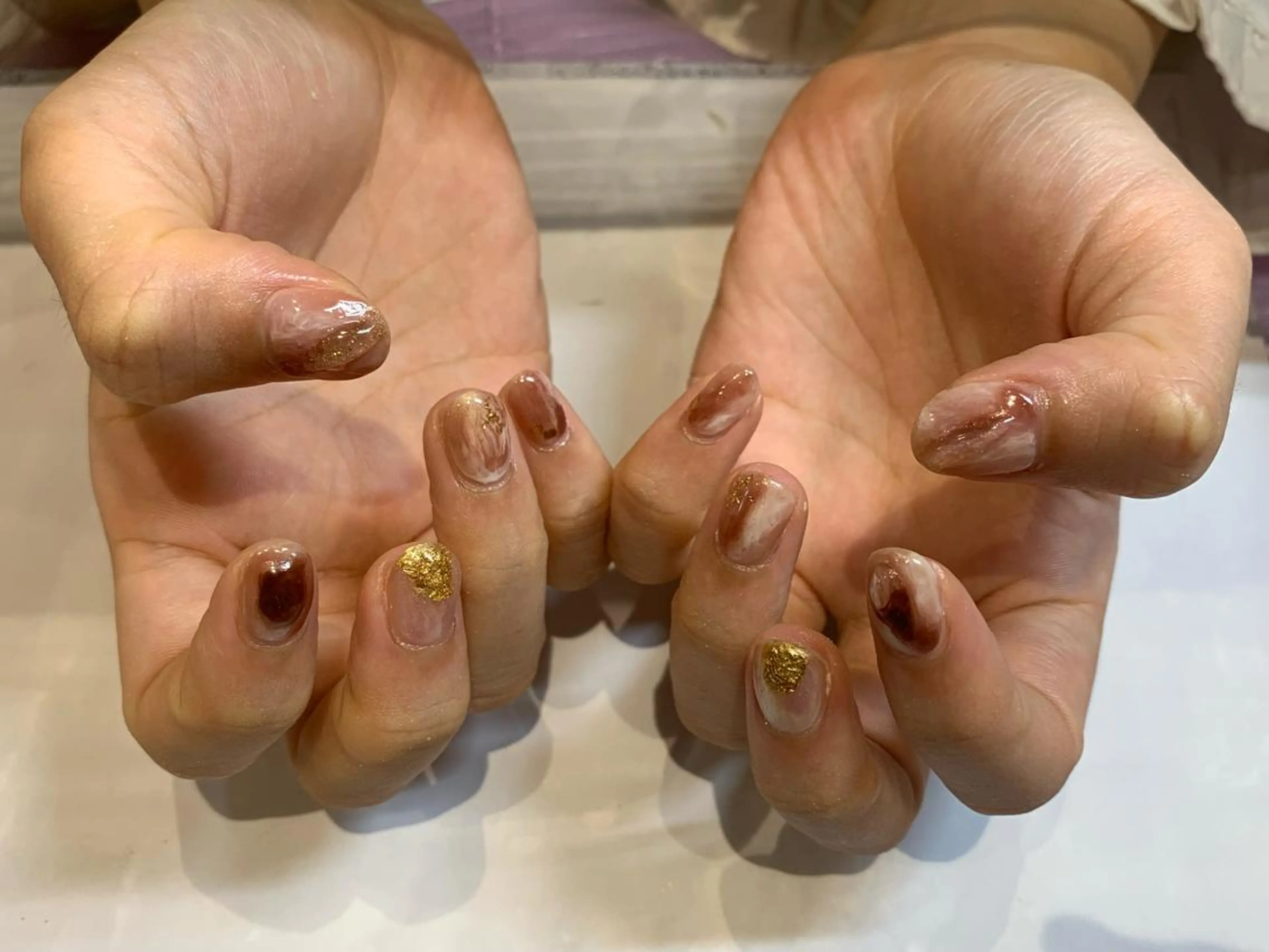 ネイル ニュアンスネイル マキノ ユイのネイルデザイン