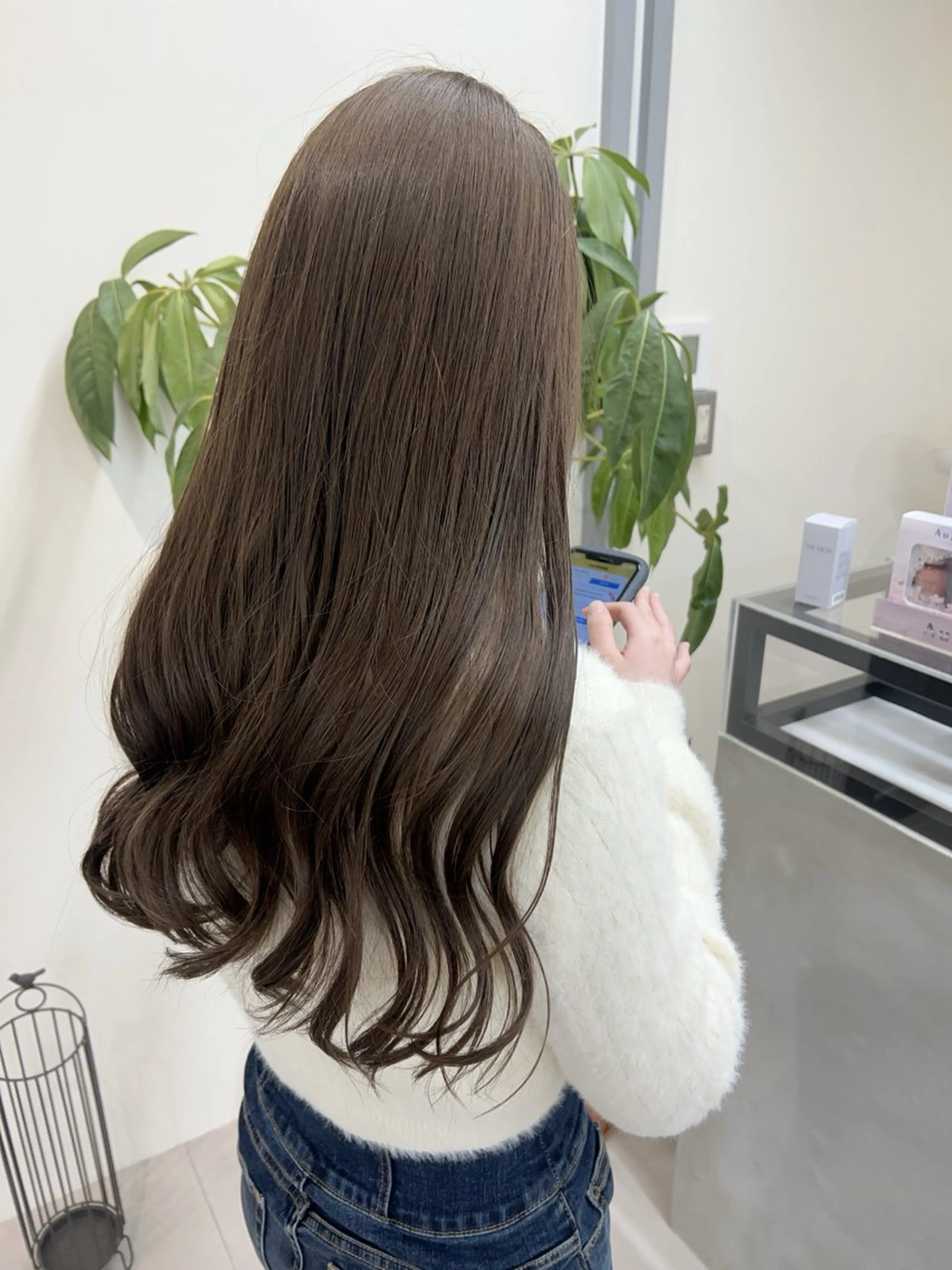 セミロング カラー ベージュカラー ブリーチ ミルクティーベージュ ブリーチなしカラー メンズ レイヤー ウルフ 弓木啓輔のヘアスタイル