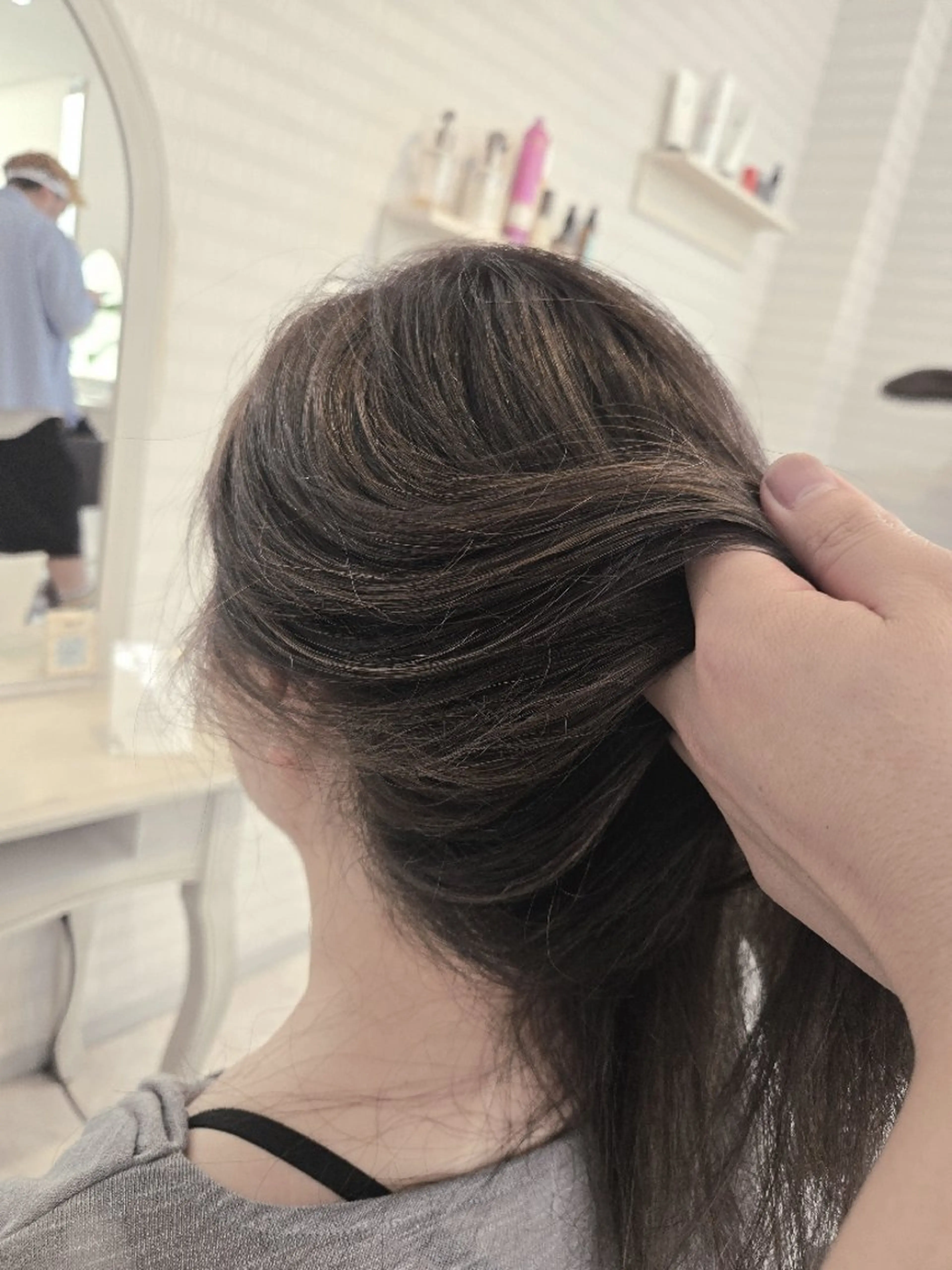 ロング カット ヘアカラー トリートメント 【ハイライトに自信】 福田 将太のヘアスタイル