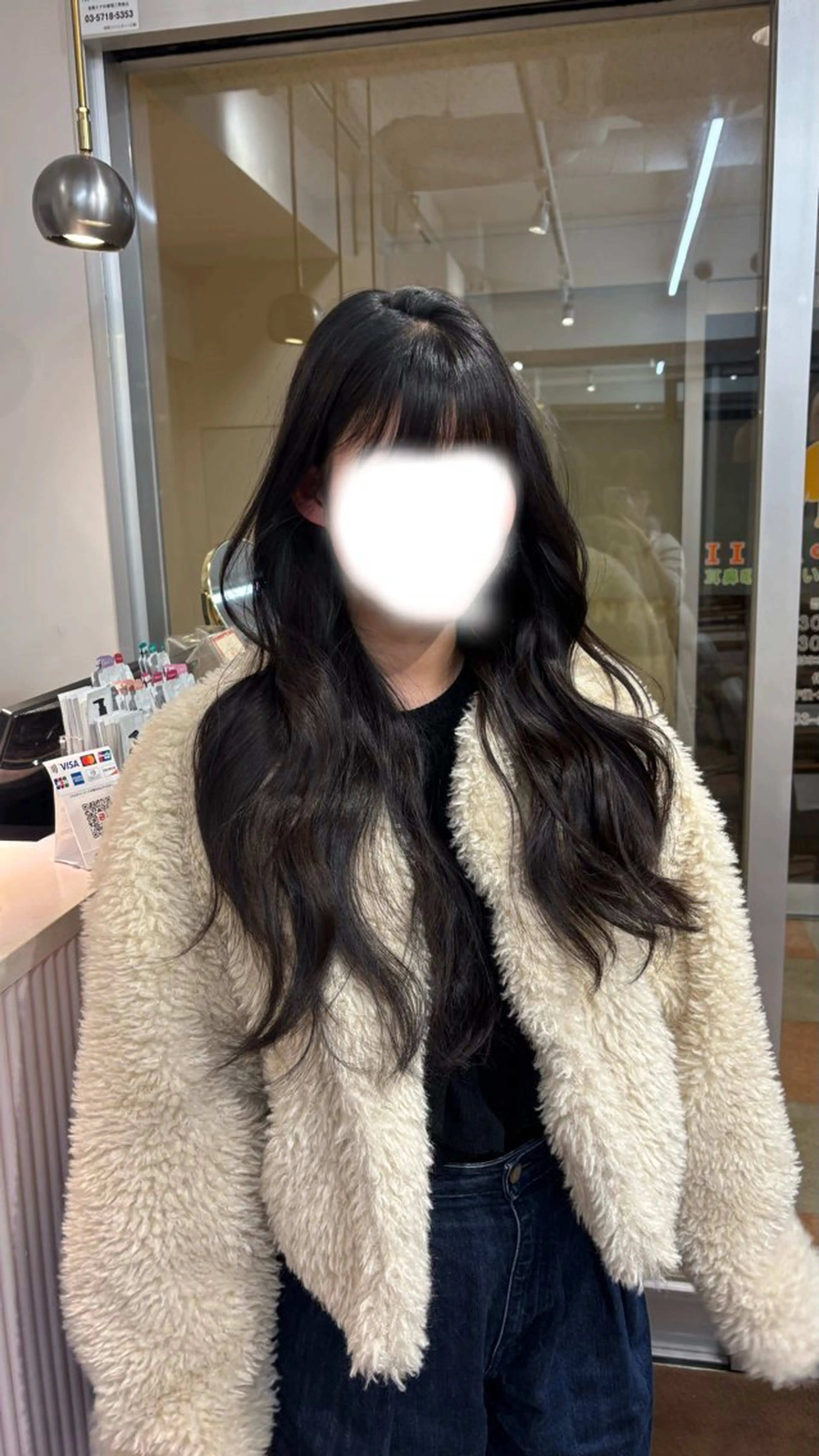 ロング カット 🎀みさき🎀 韓国レイヤー/ボブのヘアスタイル