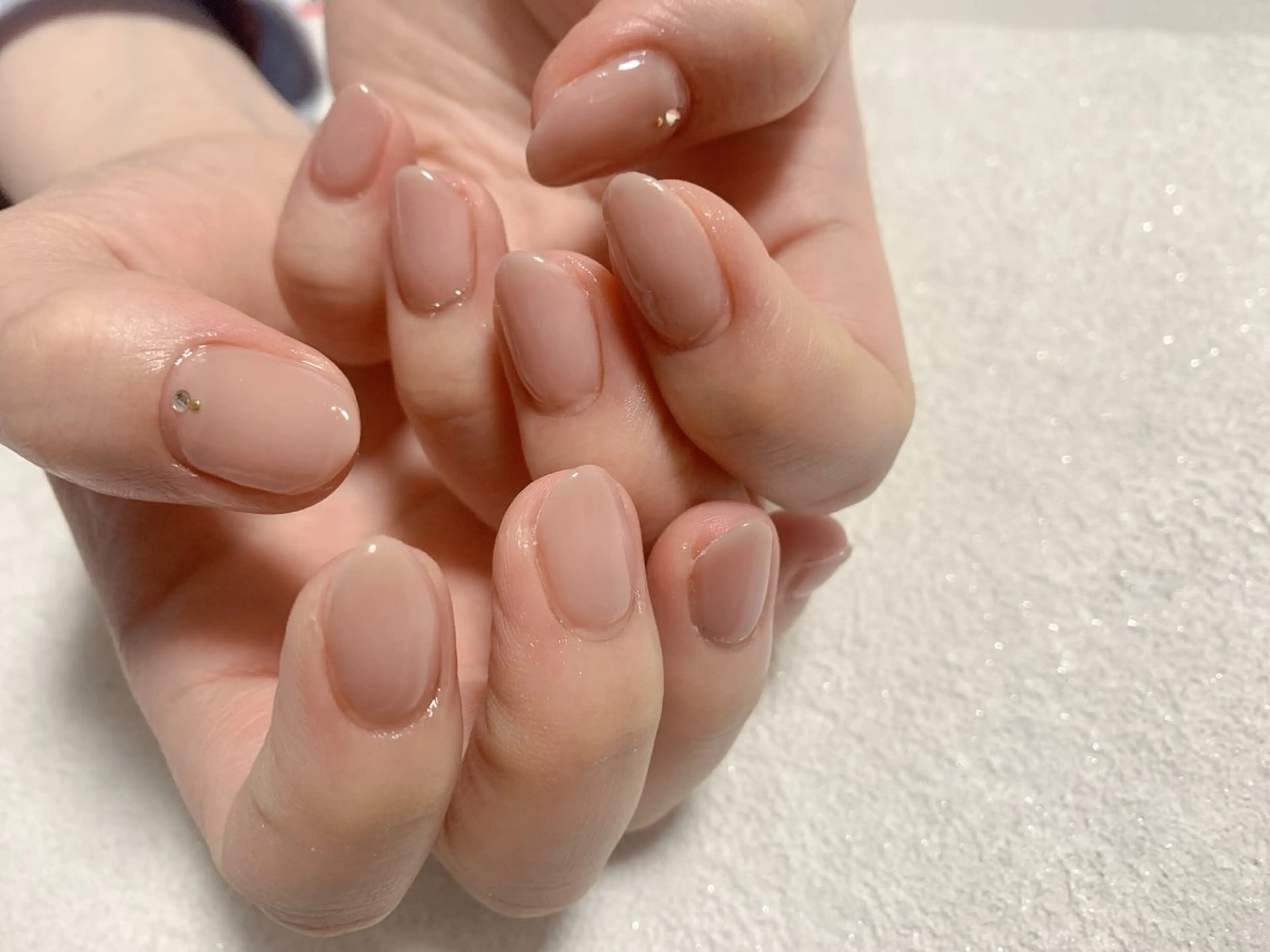 ネイル ジェルネイル 韓国ネイル メンズネイル ワンカラーネイル パラジェル kiki nail たまプラーザのネイルデザイン