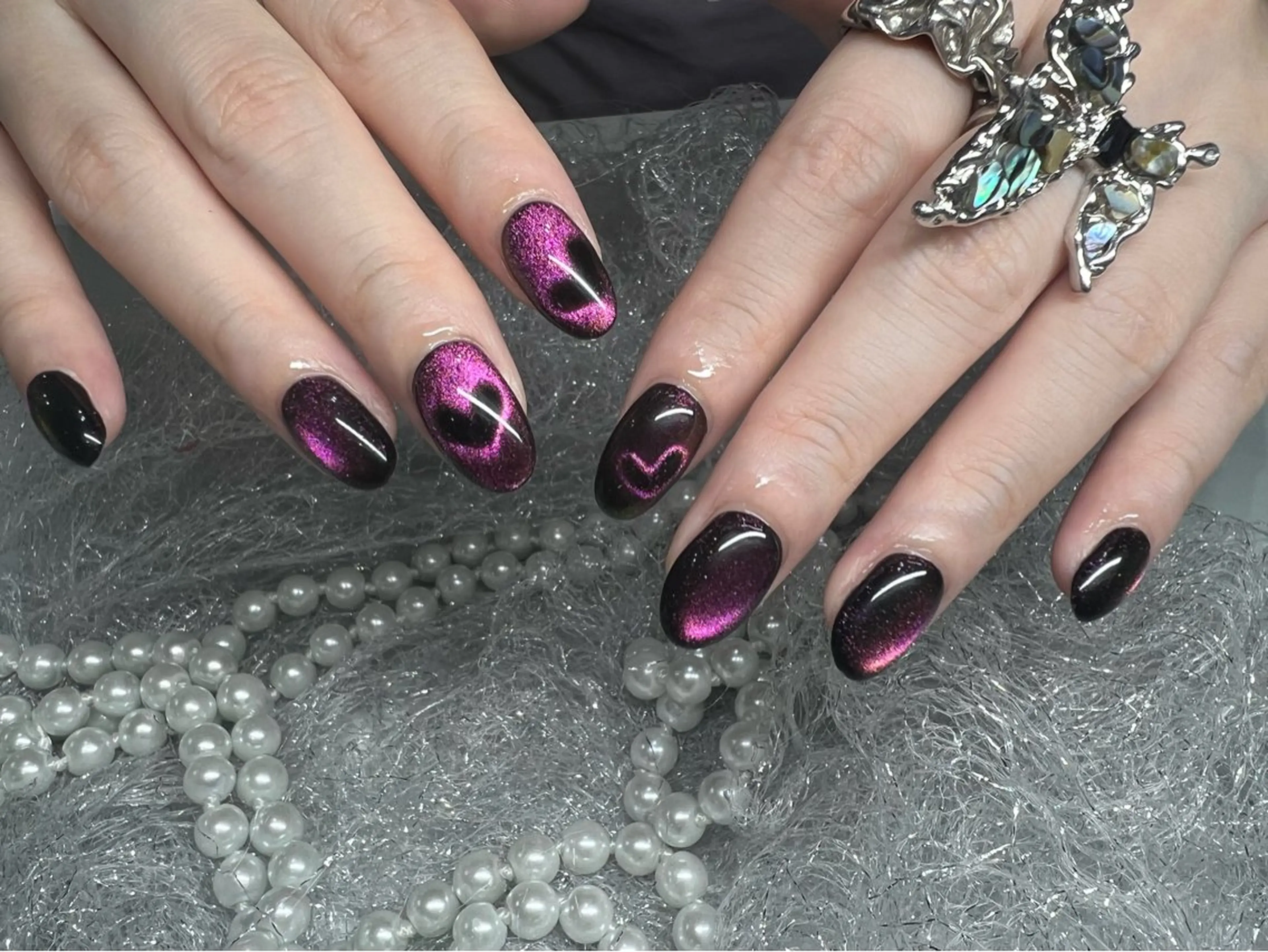 ネイル 長さ出し フットネイル フレンチネイル ジェルネイル 韓国ネイル ハンドネイル More Glam 池袋東口店のネイルデザイン