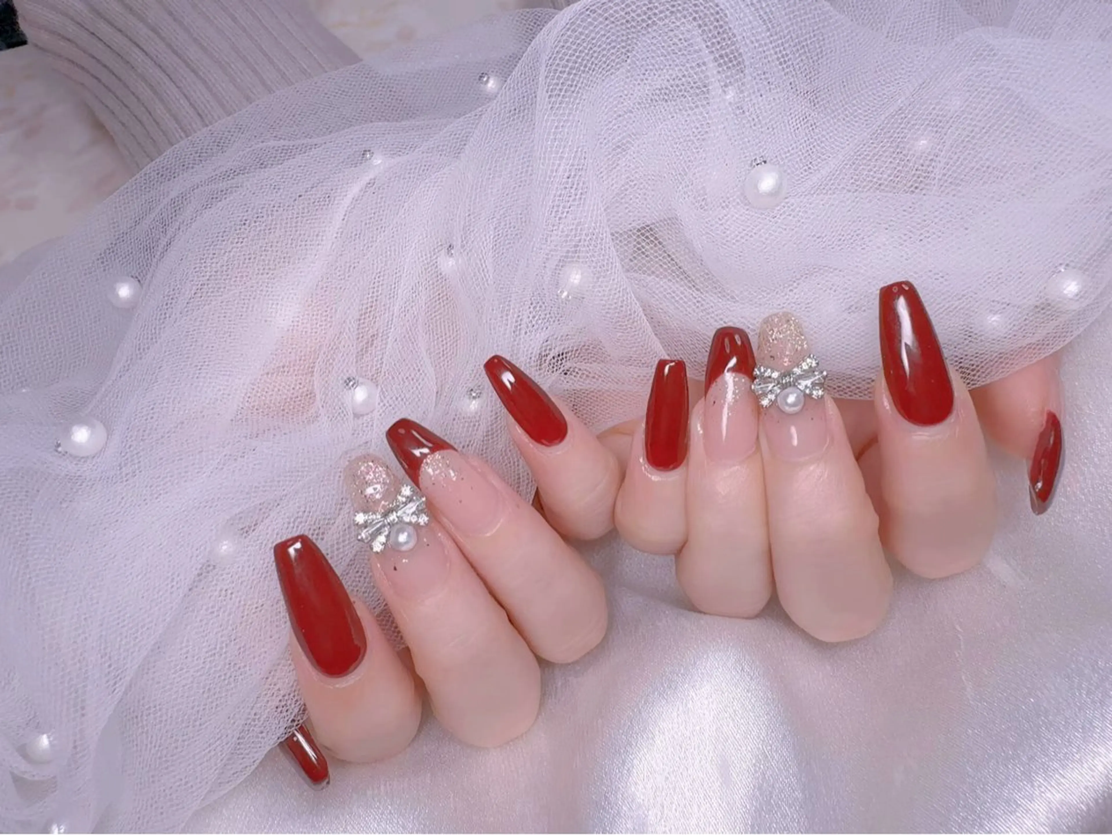 ★チップ長さ出し★４本ア-トコ-ス、初回ソフトジェルオフ無料の写真