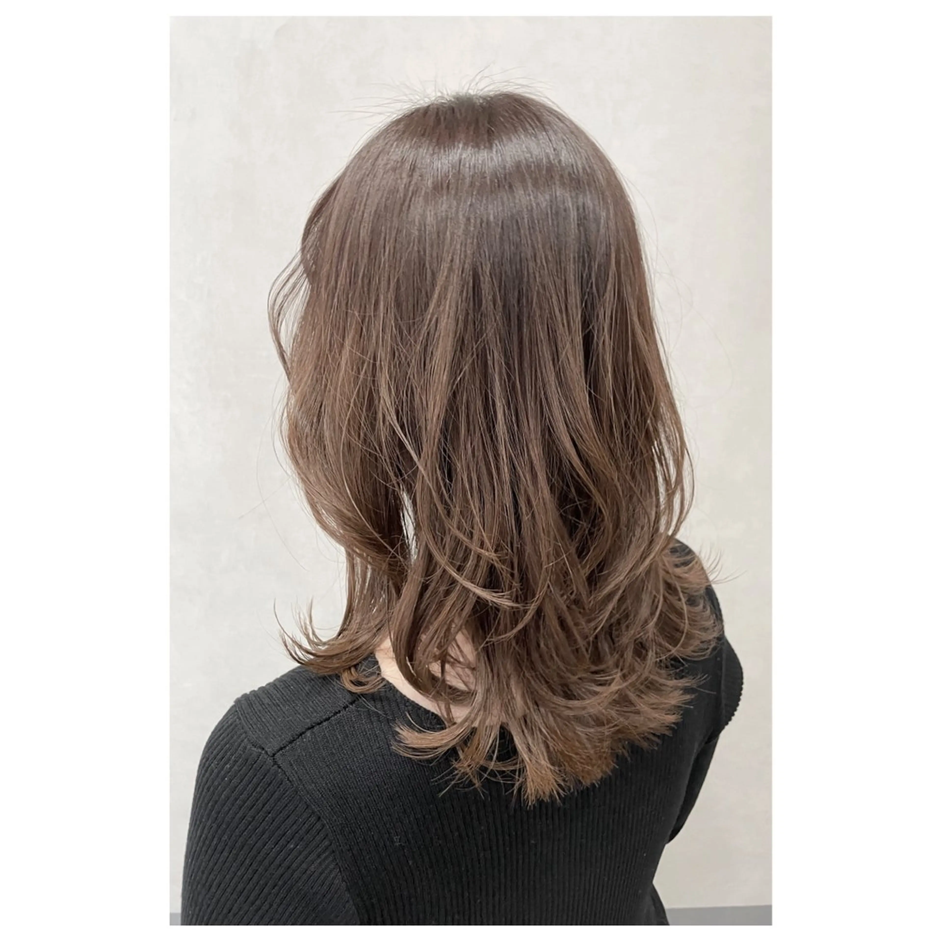 セミロング カラー パーマ ヘアアレンジ メンズ キッズ カット ヘアカラー トリートメント Eir 豊中 パーマ ケア特化サロン【エイル】所属・TopStylist ✂︎ Azumaのヘアスタイル