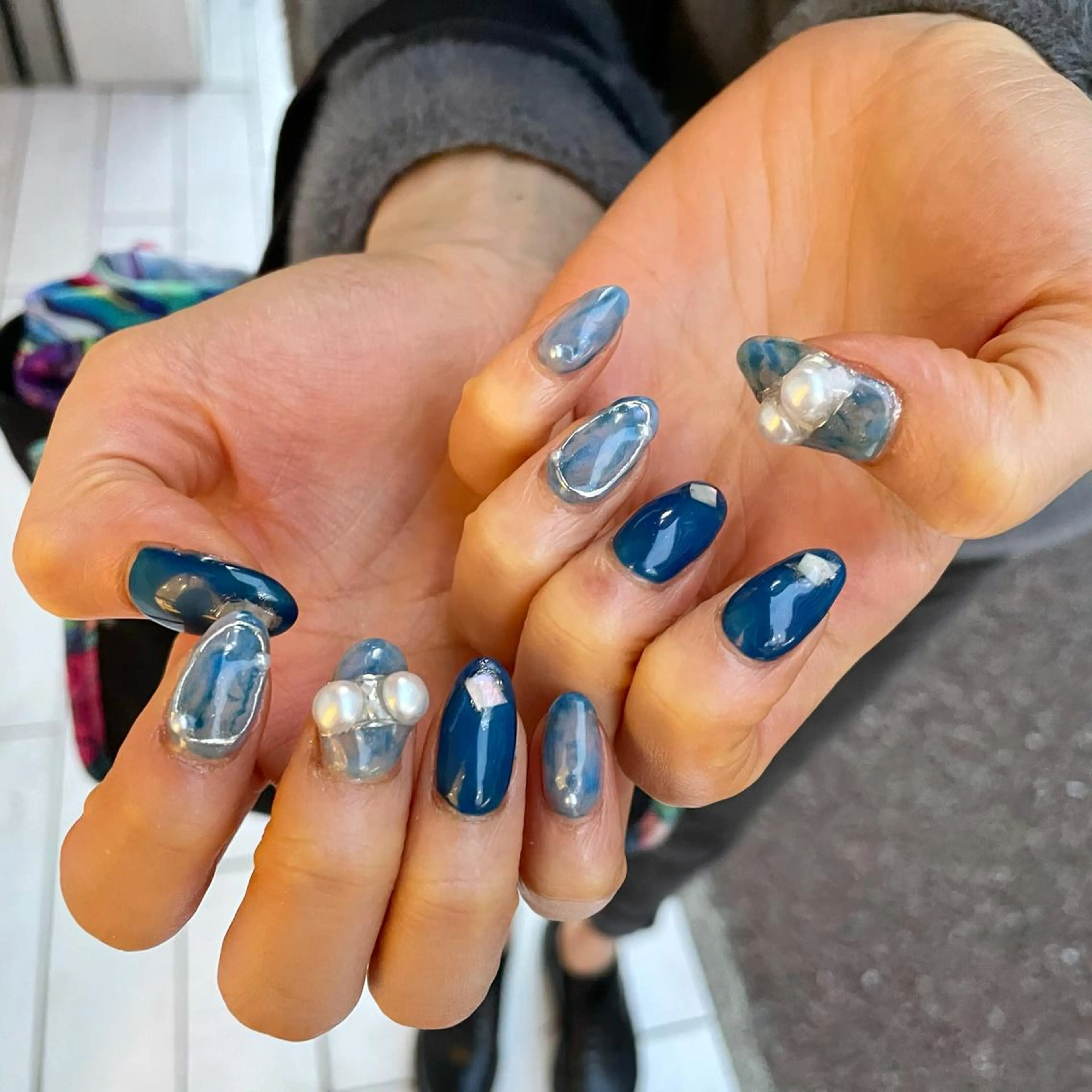 ネイル ハンドネイル 新井 ひなののネイルデザイン