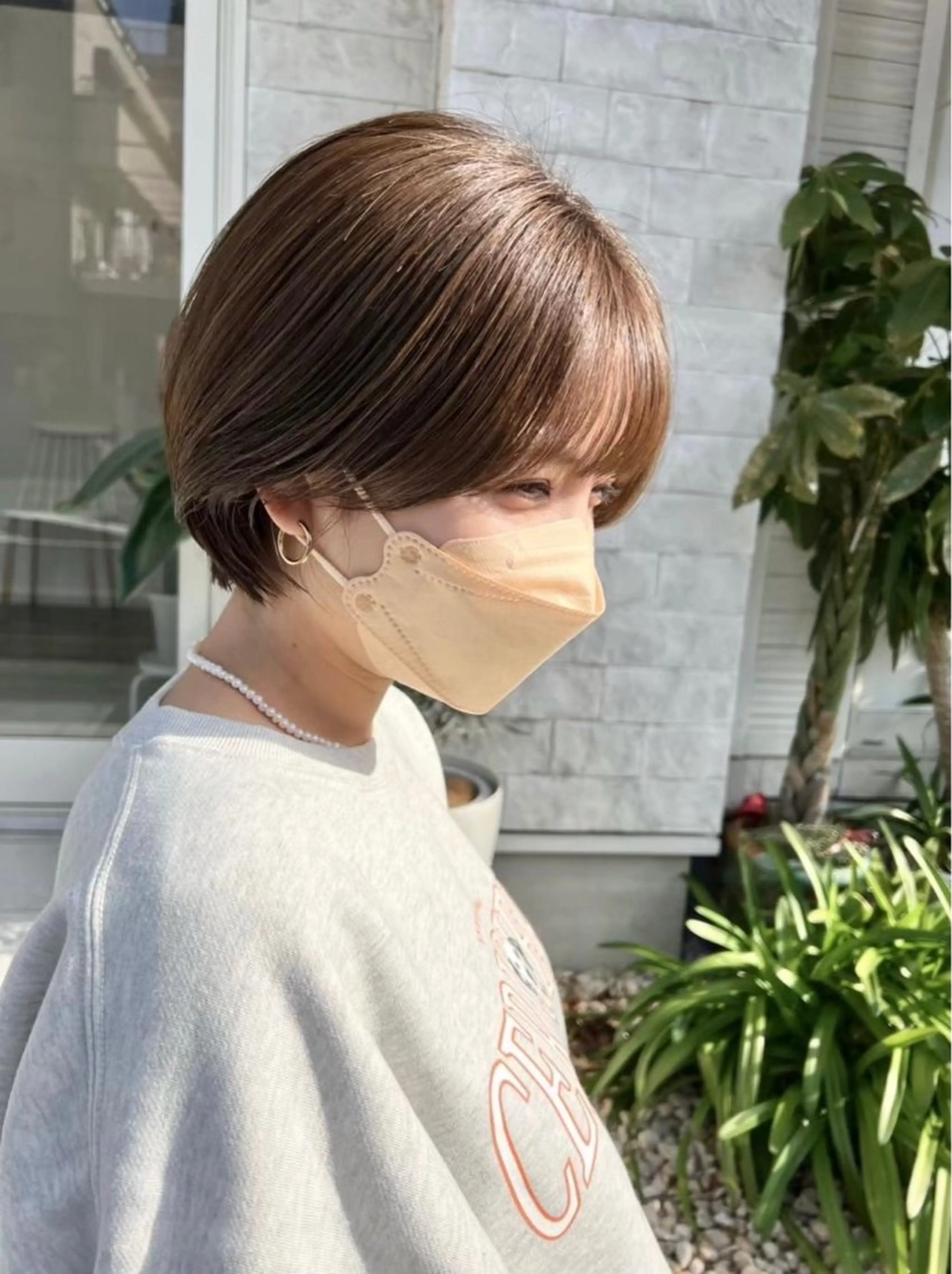 ショート 山崎結菜 髪質改善💎のヘアスタイル