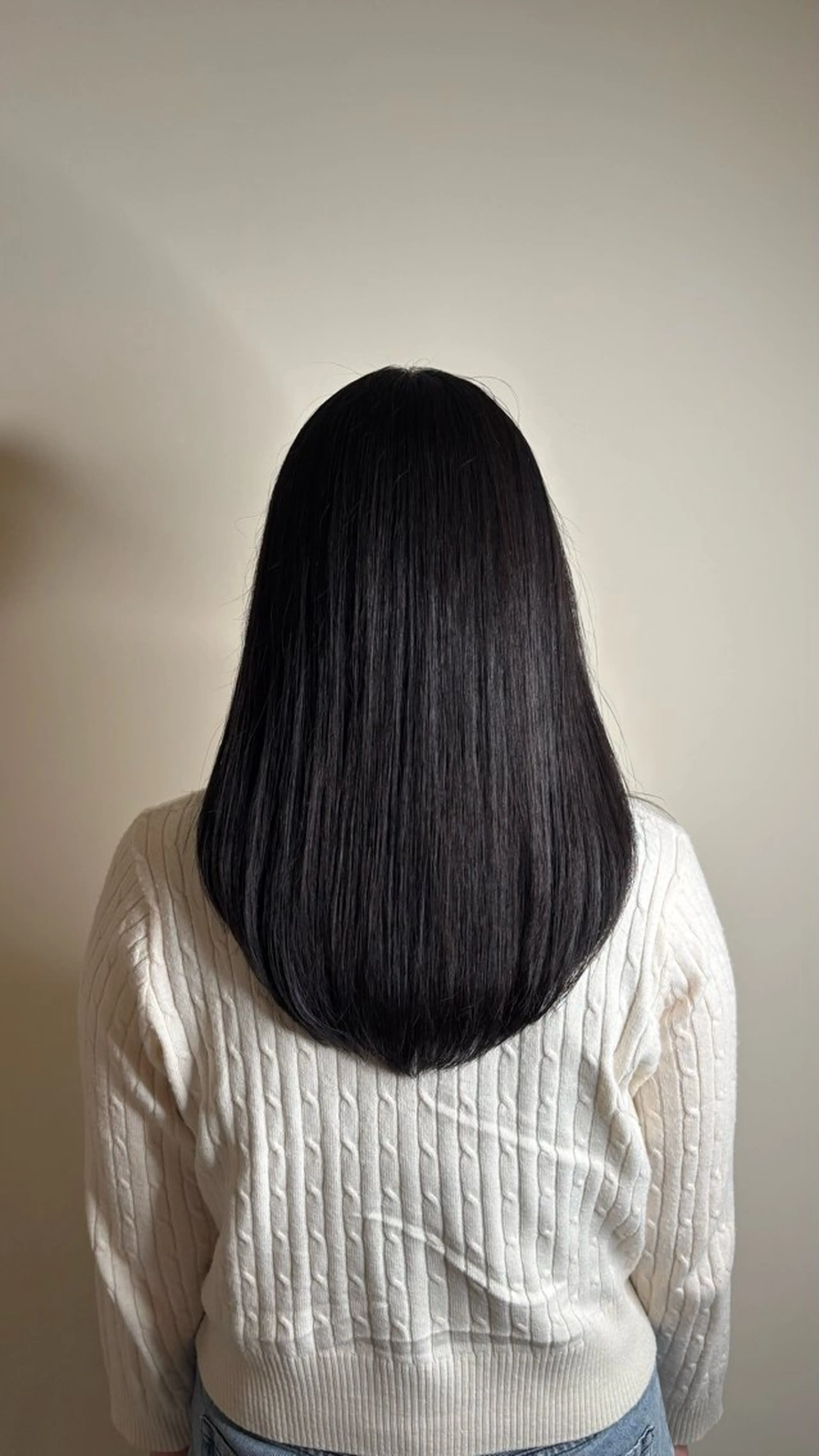セミロング 福井 伶菜のヘアスタイル