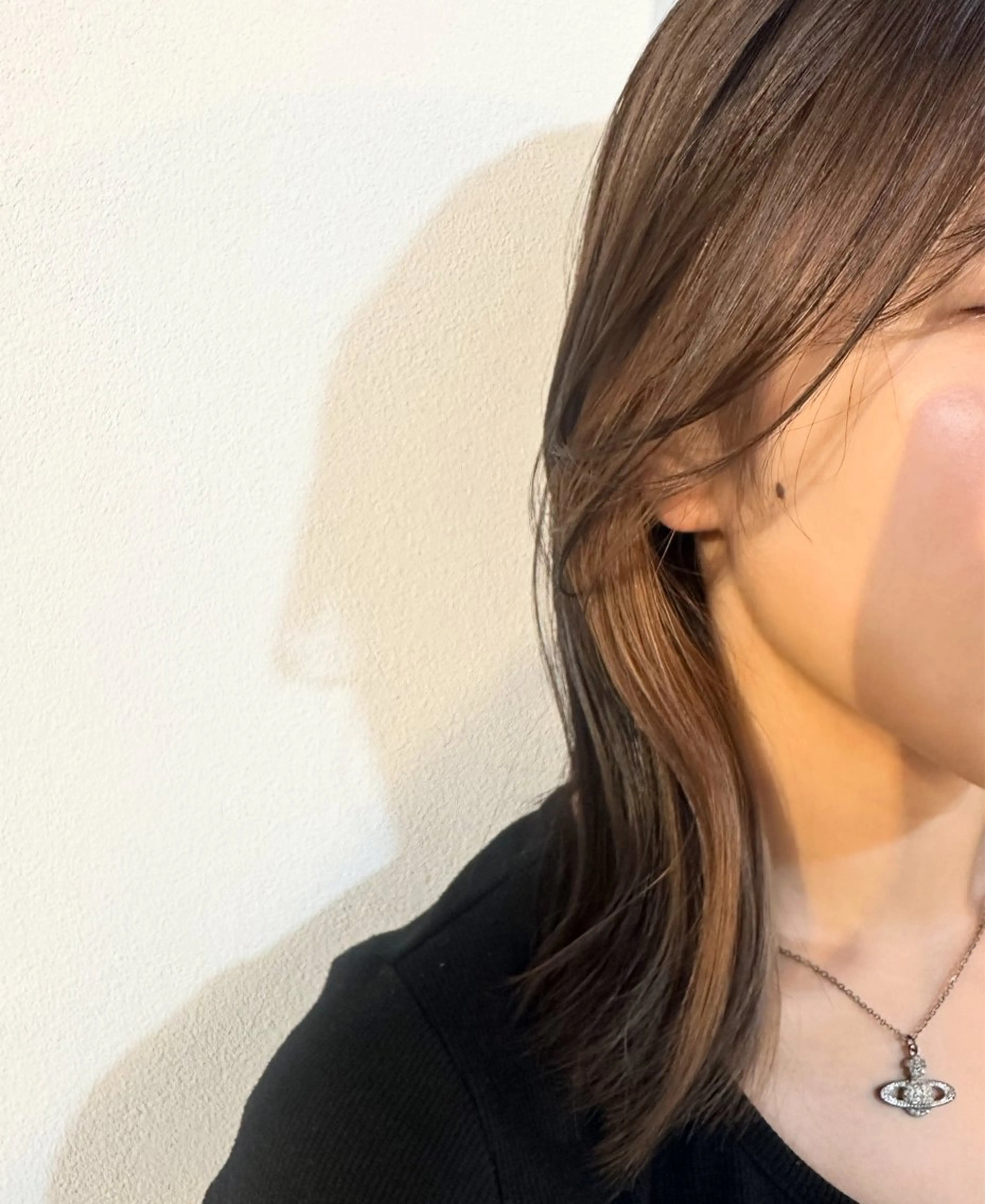 カラー イヤリングカラー ヘアカラー Sherry/R 三川町　木村祐里奈のヘアスタイル