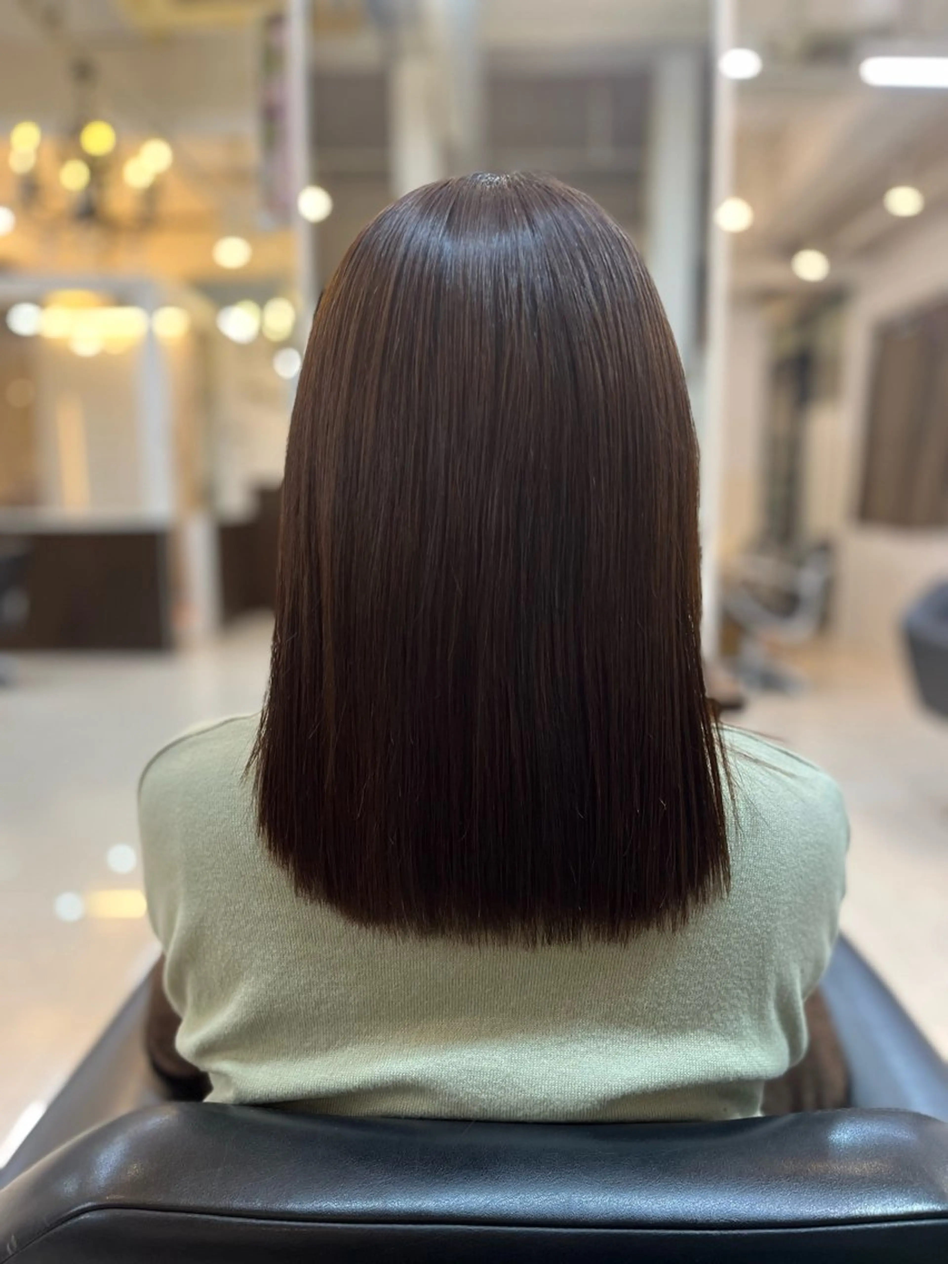 ミディアム パーマ 縮毛矯正 トリートメント 🍒 SANA🍒のヘアスタイル